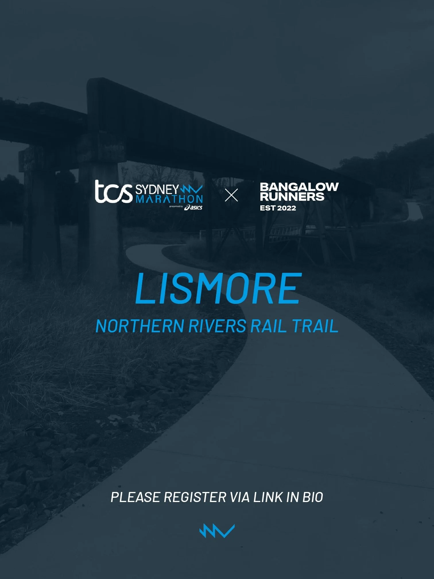 BANGALOW RUNNERS X TCS SYDNEY MARATHON

LISMORE RAIL TRAIL SESSION 02

It&rsquo;s time for round two. Our next official TCS Sydney Marathon Partner Run Club session heads to the Northern Rivers Rail Trail.

These sessions are built around what makes 