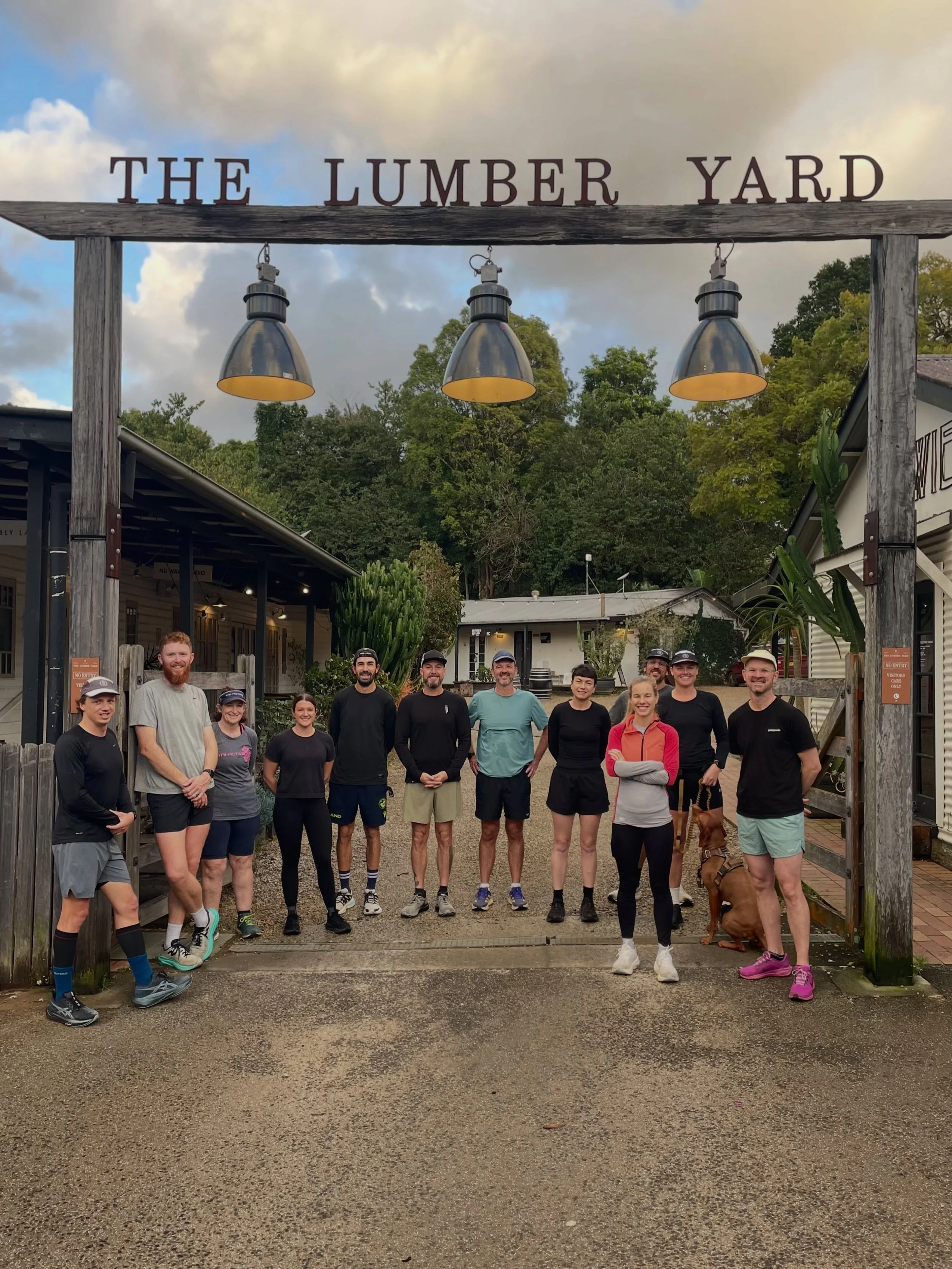 Yew! Well done to runners Nathan, Max, Cara, Claire, Aaron, Aaron, Adrian, Shaun, Jess, Dave, Hilary, Skye and Roh for coming out for a fun warm run in Bangalow this morning. 

Kudos to Jess for coming on a first run with us. So good!

Our next Sunda