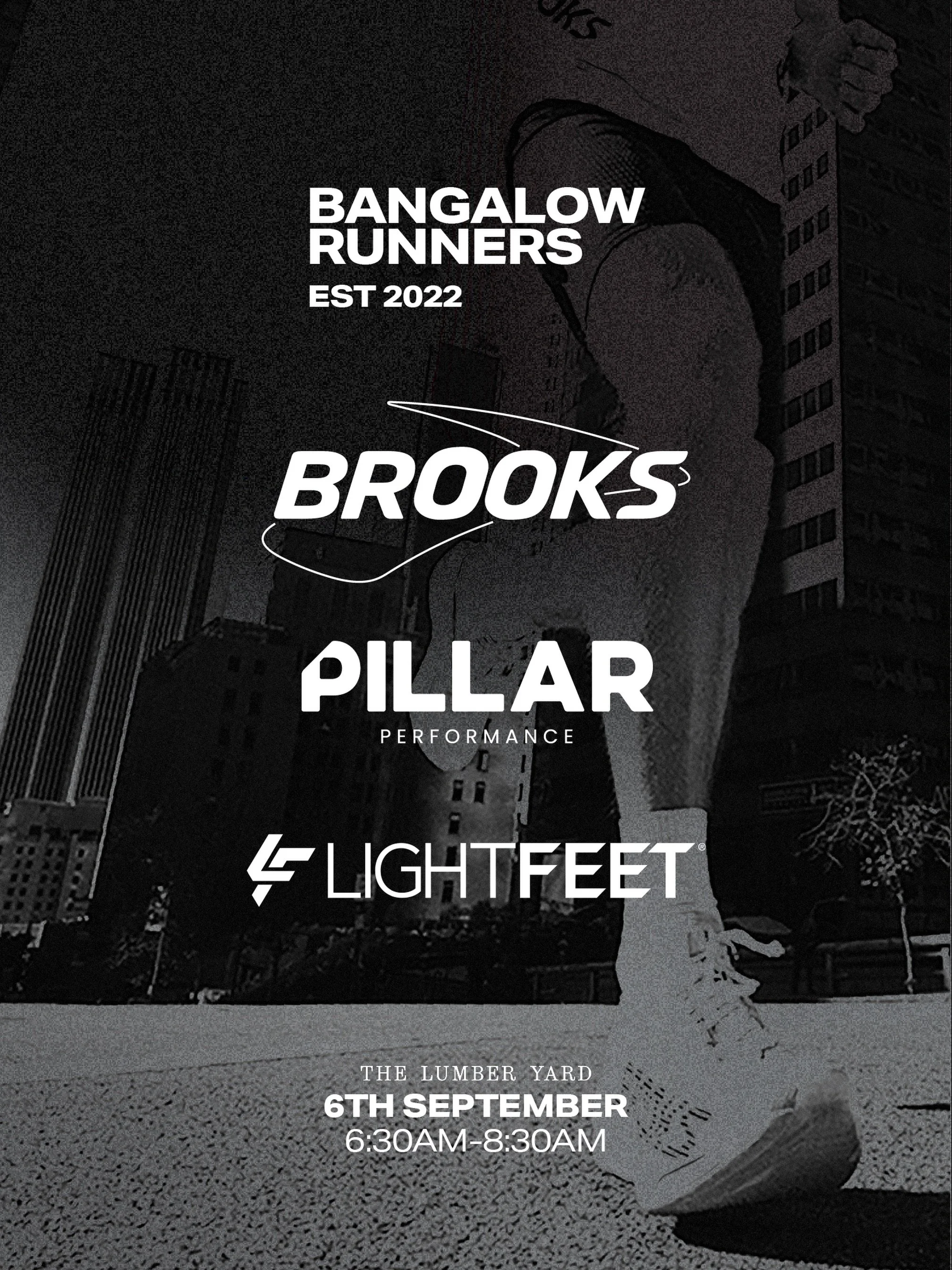 Join us for a fun morning with our feet and fuel being taken care of by our good friends at Brooks, Lightfeet &amp; Pillar!

SUNDAY RUN &times; BROOKS &times; PILLAR &times; LIGHTFEET

We&rsquo;ve got something a little extra happening at the @lumber
