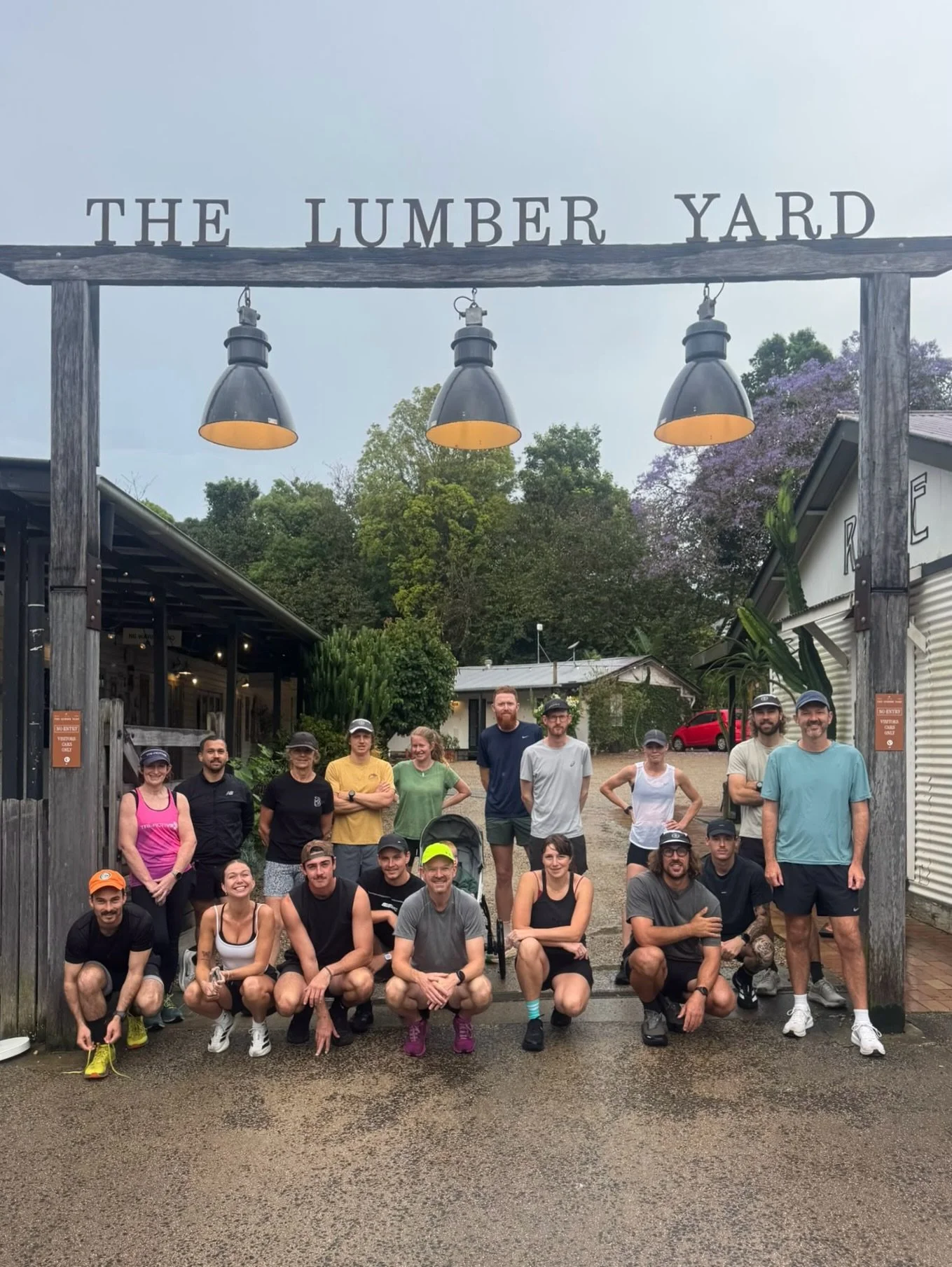IT NEVER RAINS BETWEEN 7-8. Well done to all runners for coming on a fun run in Bangalow this morning. Kudos to @michaelpoland_ for taking the run and to @woodsbangalow for looking after the crew post run.

A reminder that next week we have @on comin