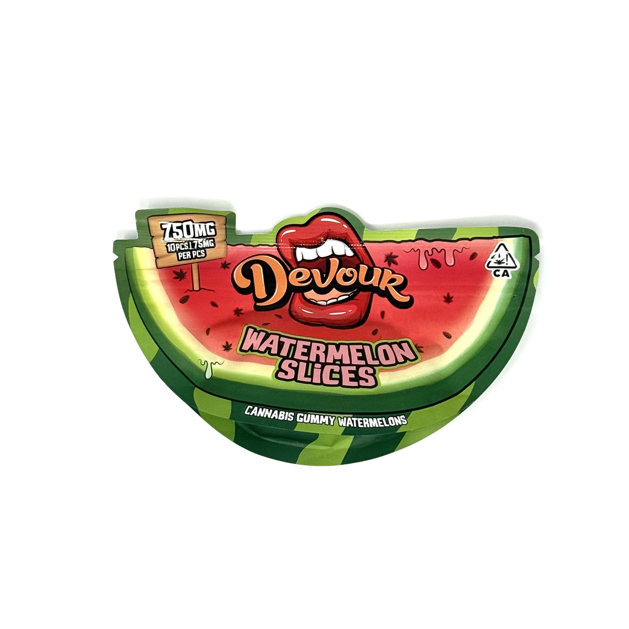(NEW) DEVOUR - WATERMELON SLICES 750MG