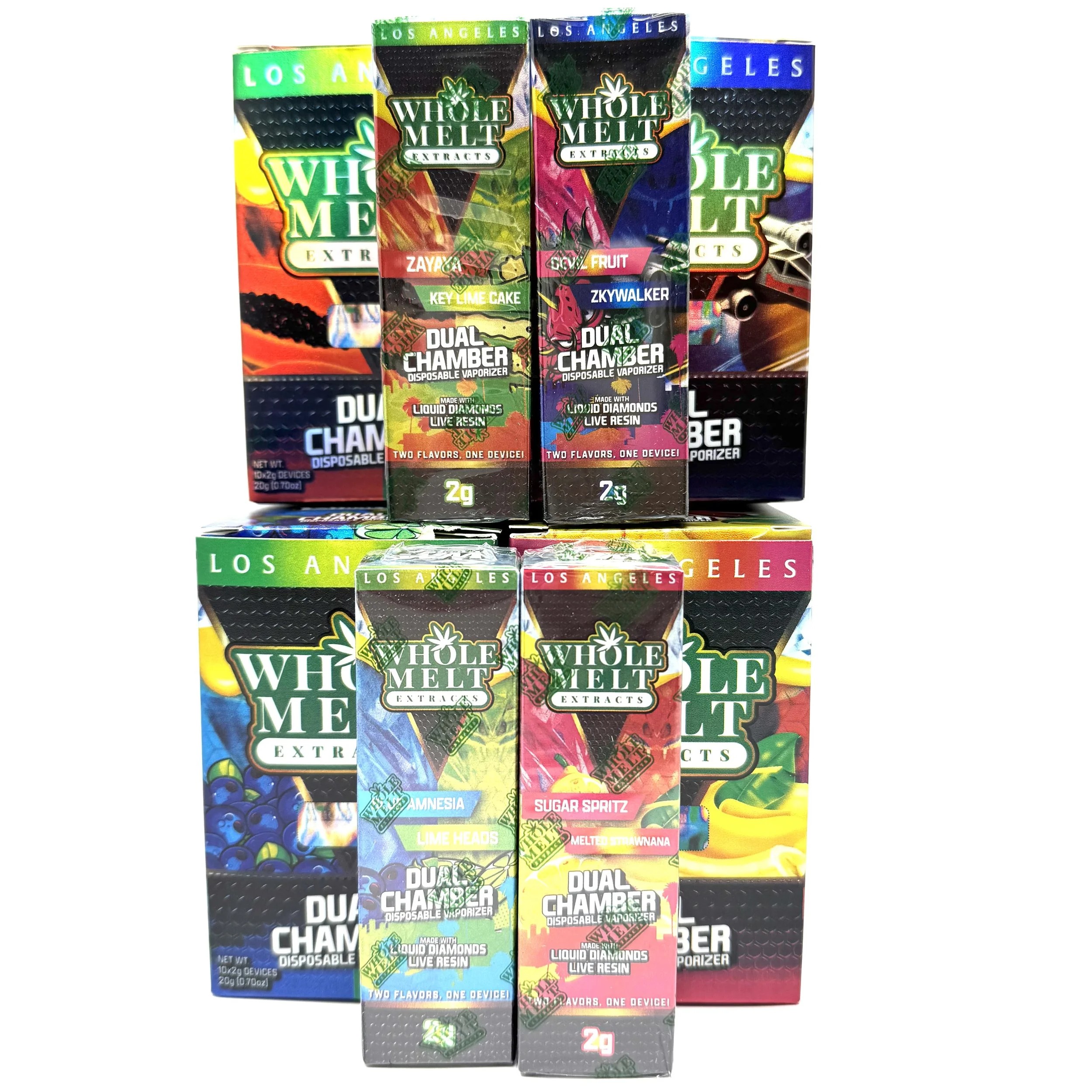 (NEW) WHOLE MELT 2G DUAL CHAMBER DISPOSABLE