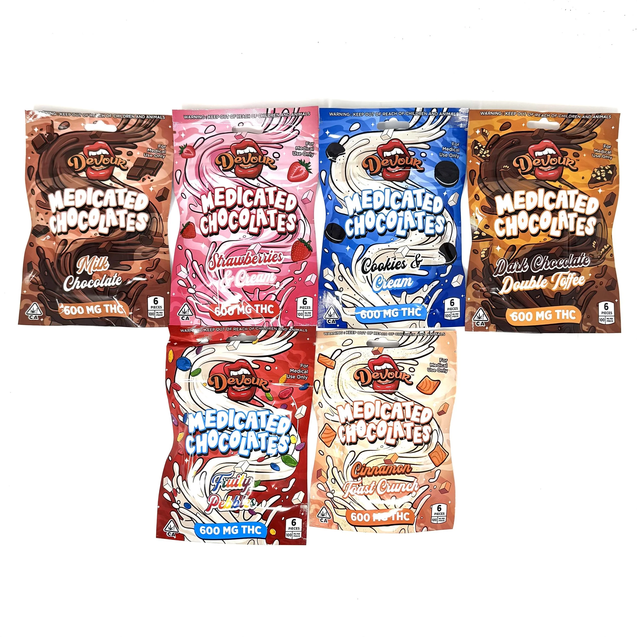 (NEW) DEVOUR - MEDICATED CHOCOLATES 600MG