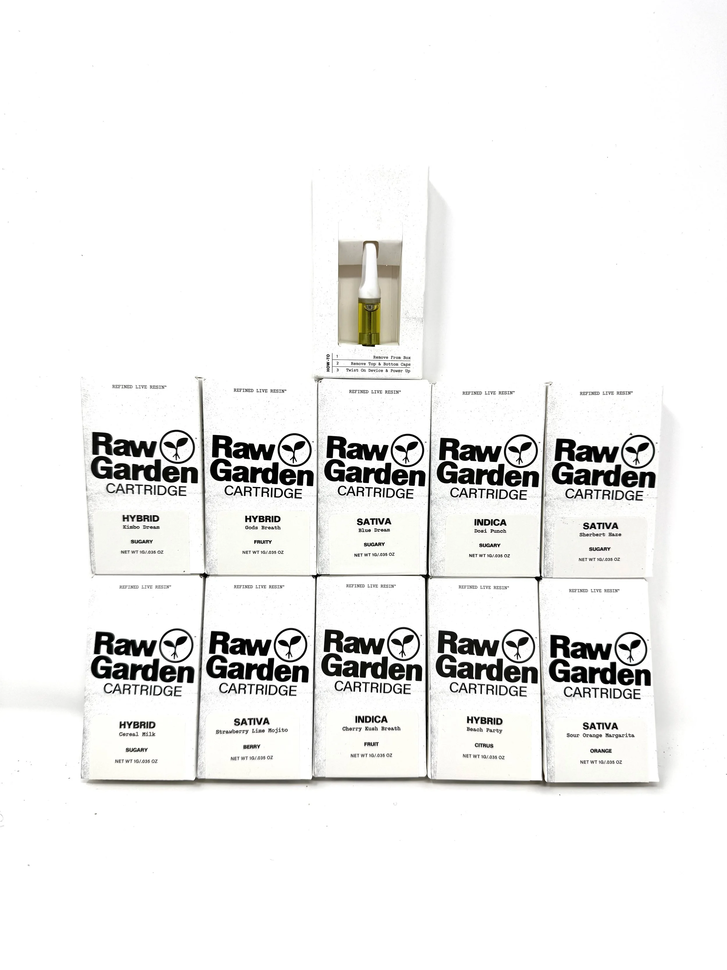 RAW GARDEN 1GRAM CARTRIDGE