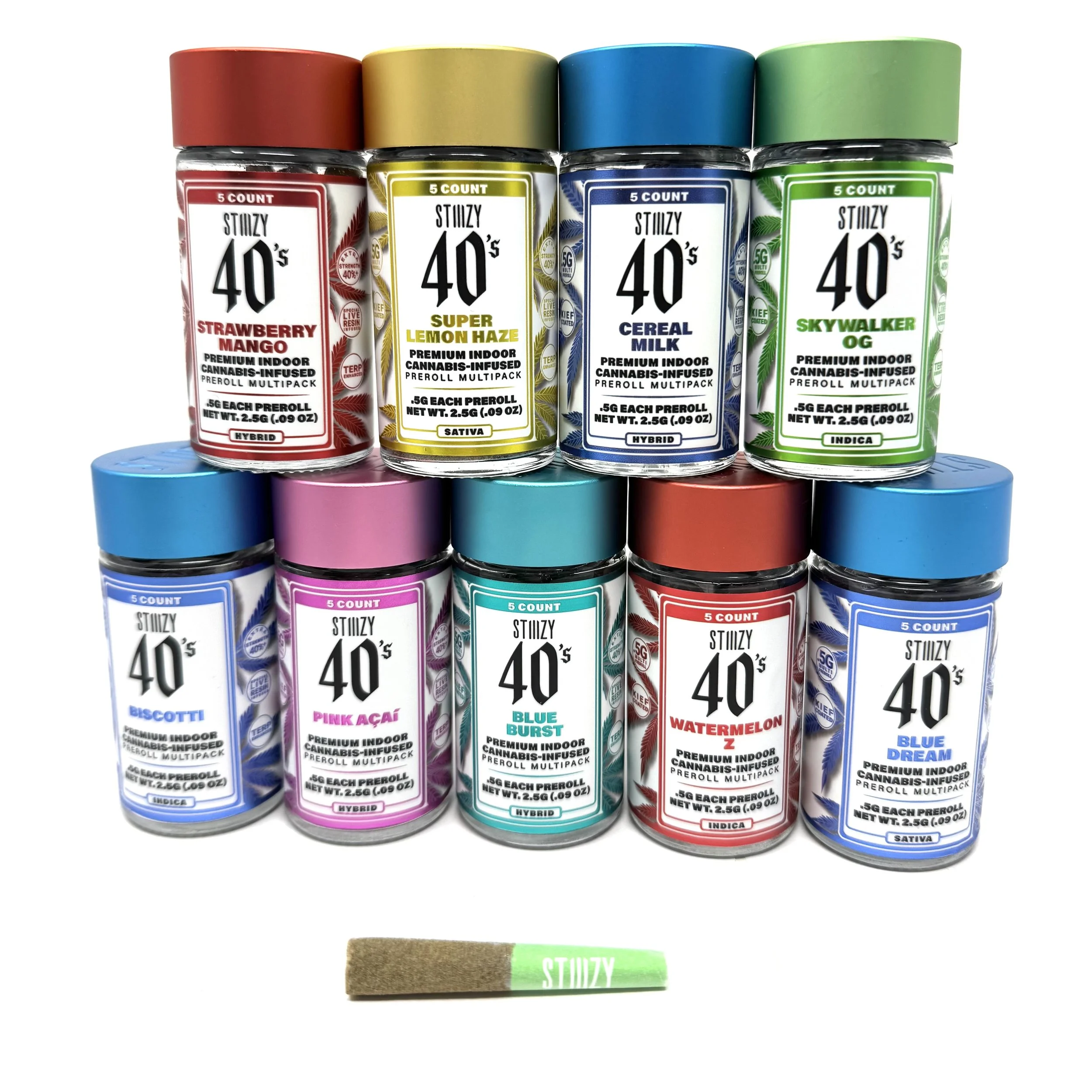 (NEW) STIIIZY PRE-ROLLS