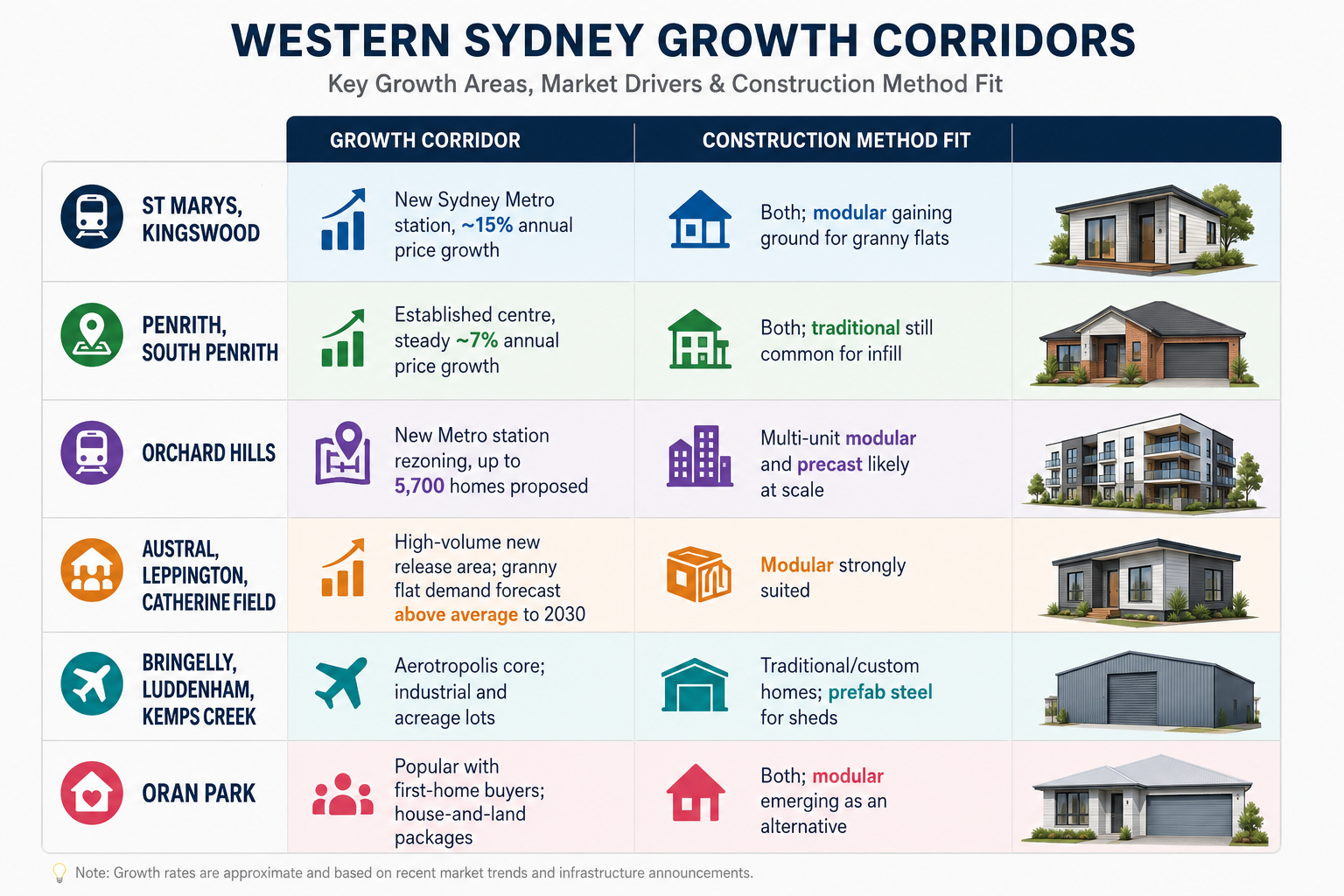 Western Sydney growth corridors overview