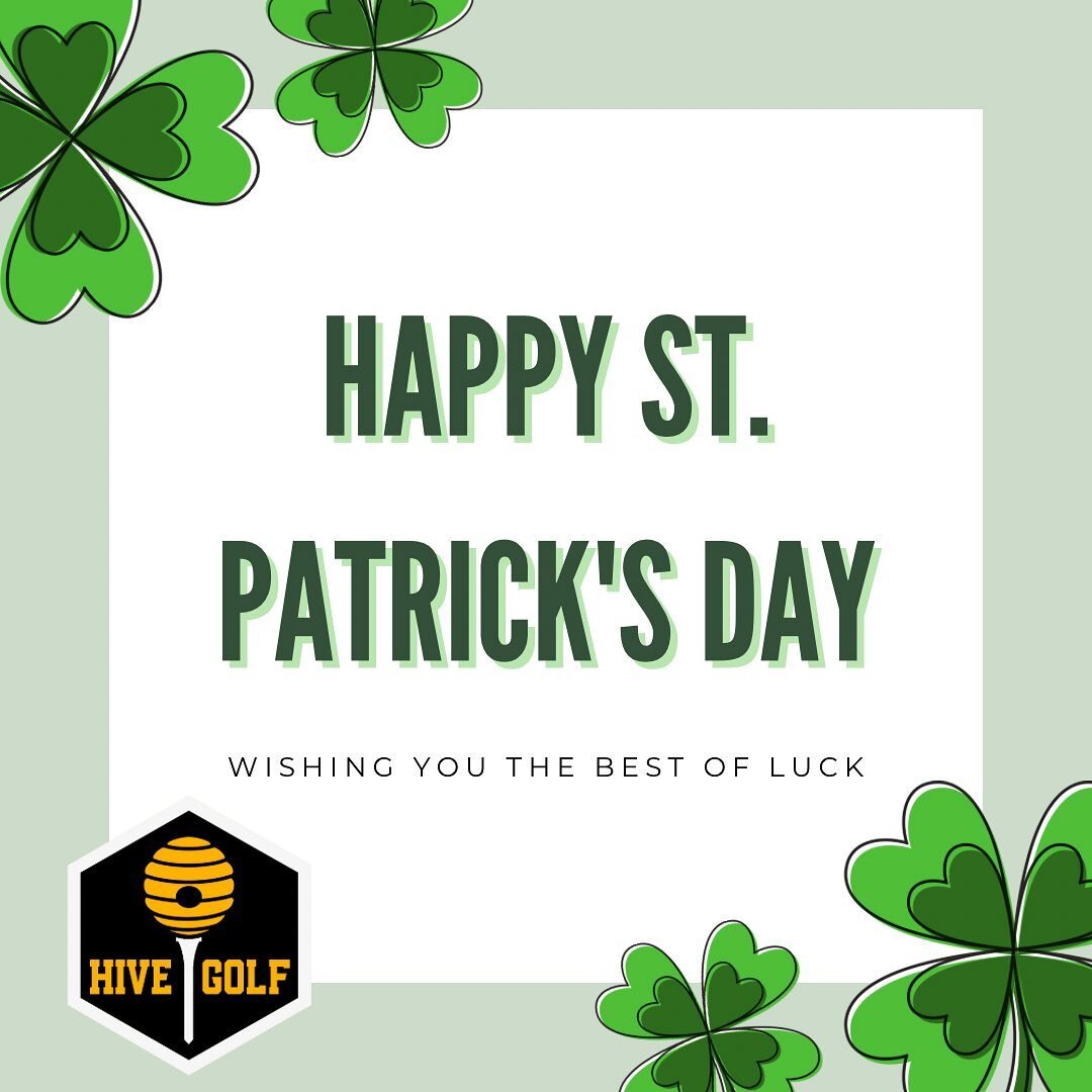 🍀🍀🍀

Wishing you and your golf game the best of luck today!

A FEW OPEN BAYS AVAILABLE throughout the day! Members and public welcome. 

Book now at HIVEGOLF.US
