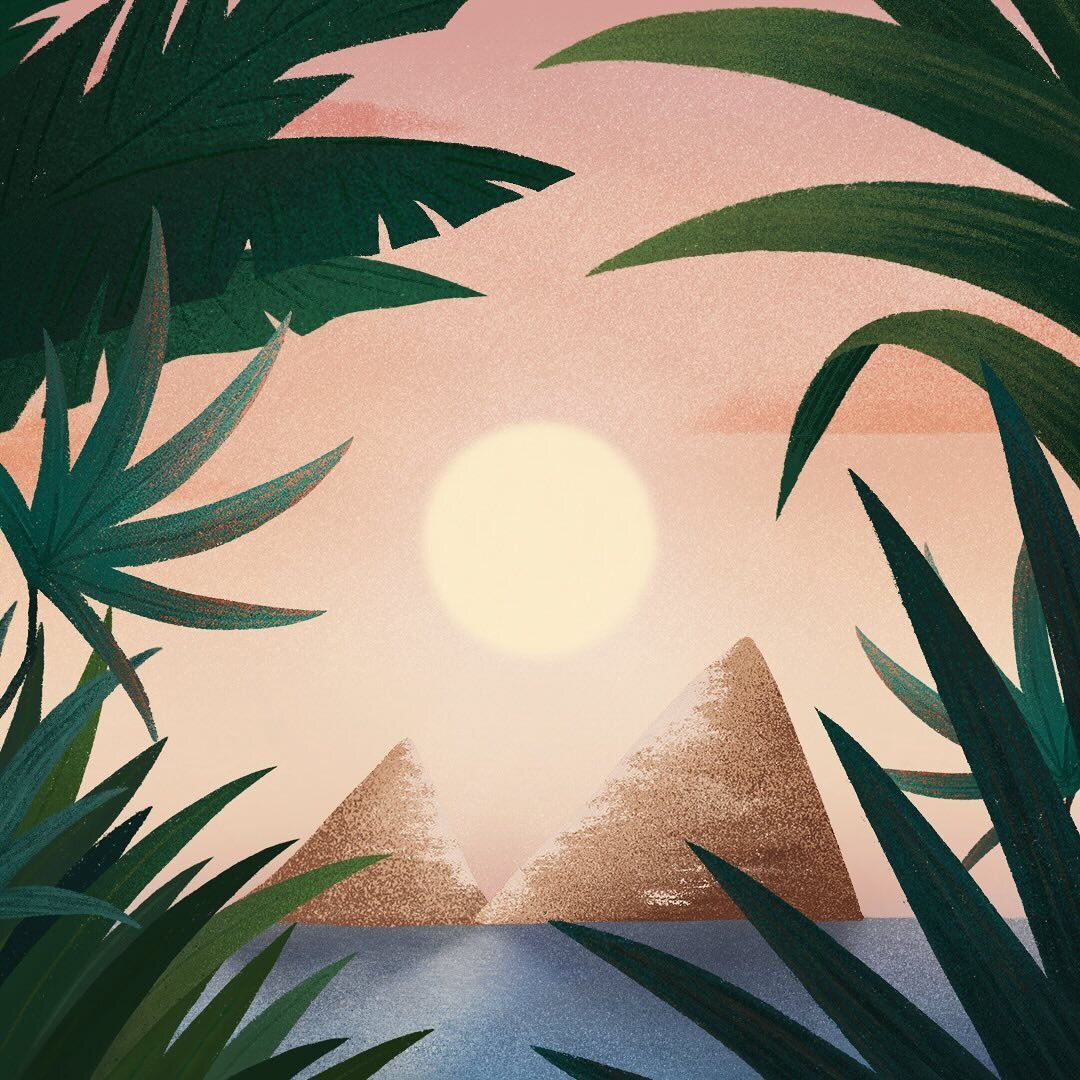 Loved getting to illustrate with friends again this weekend 💗 

Worked on this scene, inspired by a very fun trip to Costa Rica a few years back and my current daydreams about going there again.

Will be using this one on a card - will share the fin