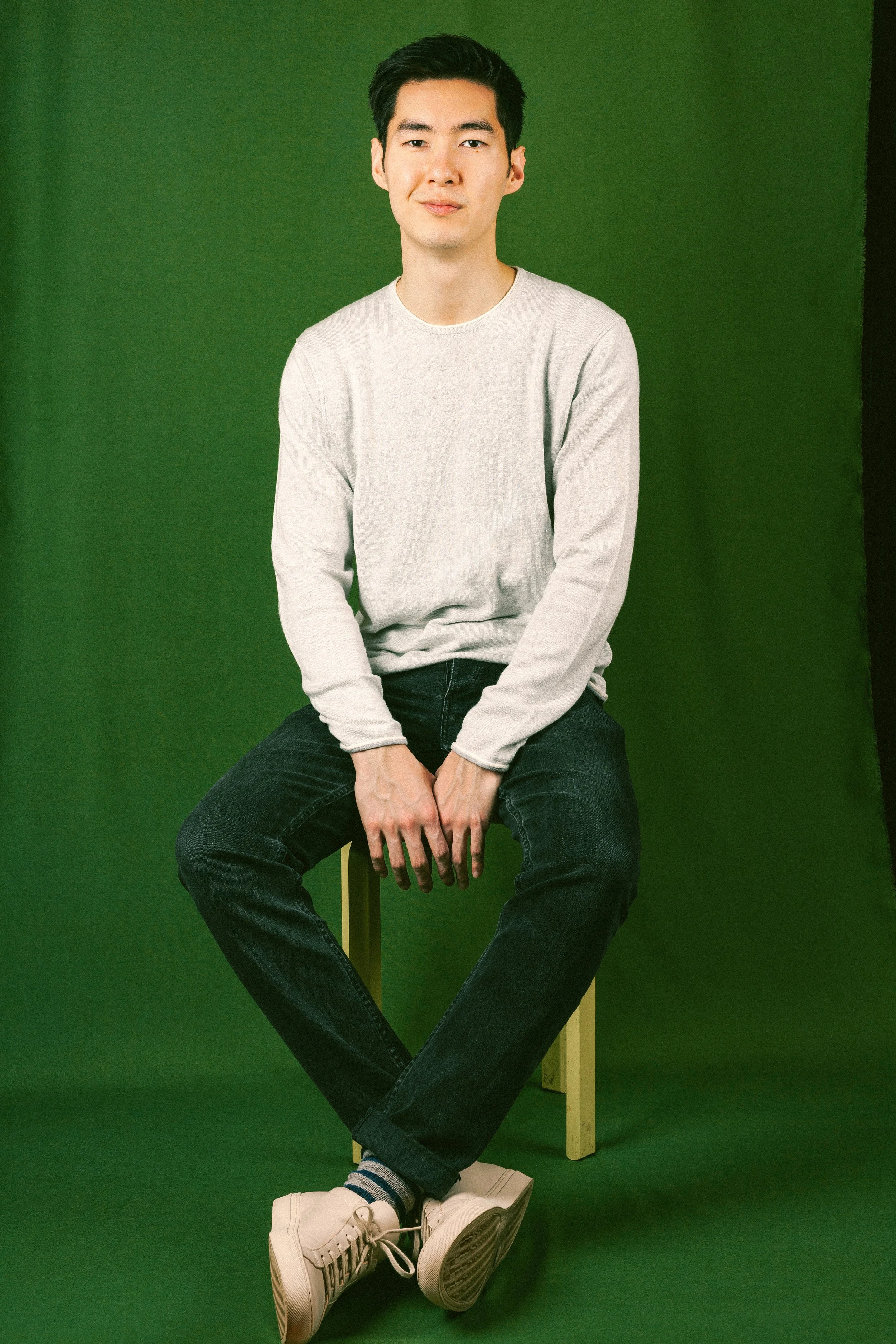 Eric Yang in the studio, 2020 
Photographed by James Huang