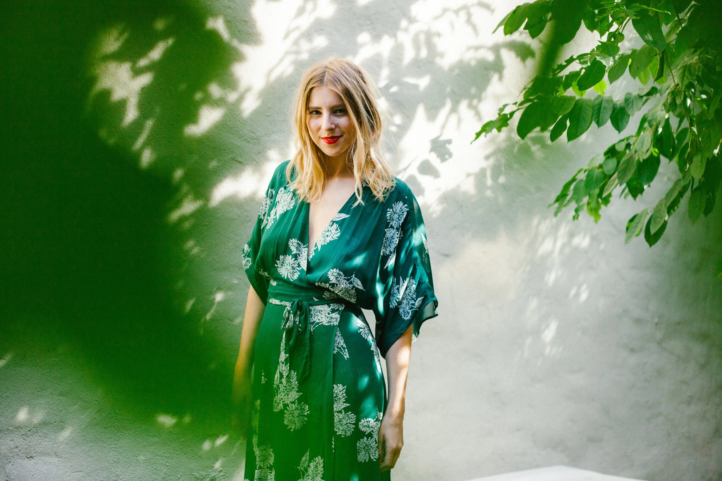 Eliza McNitt photographed by James Huang in Alphabet City, New York, 2015