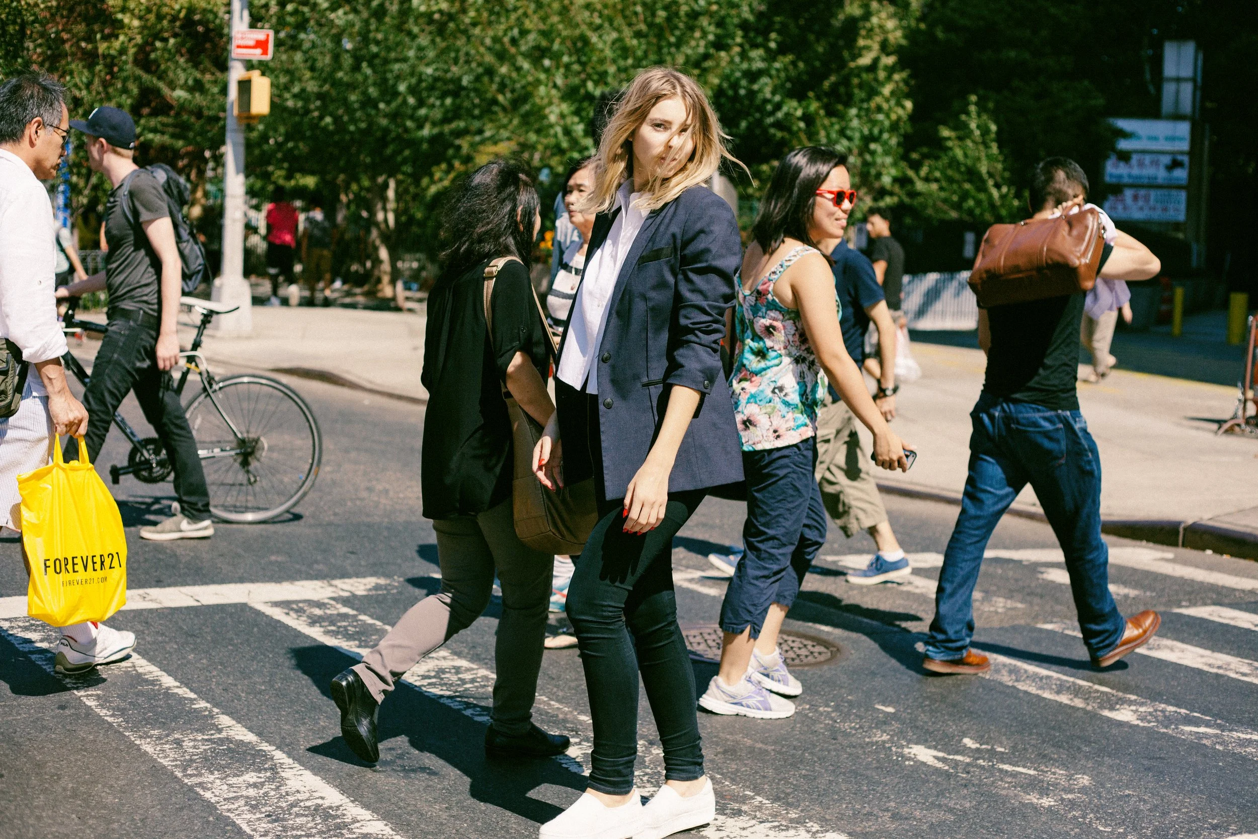 Eliza McNitt photographed by James Huang in New York City, 2015