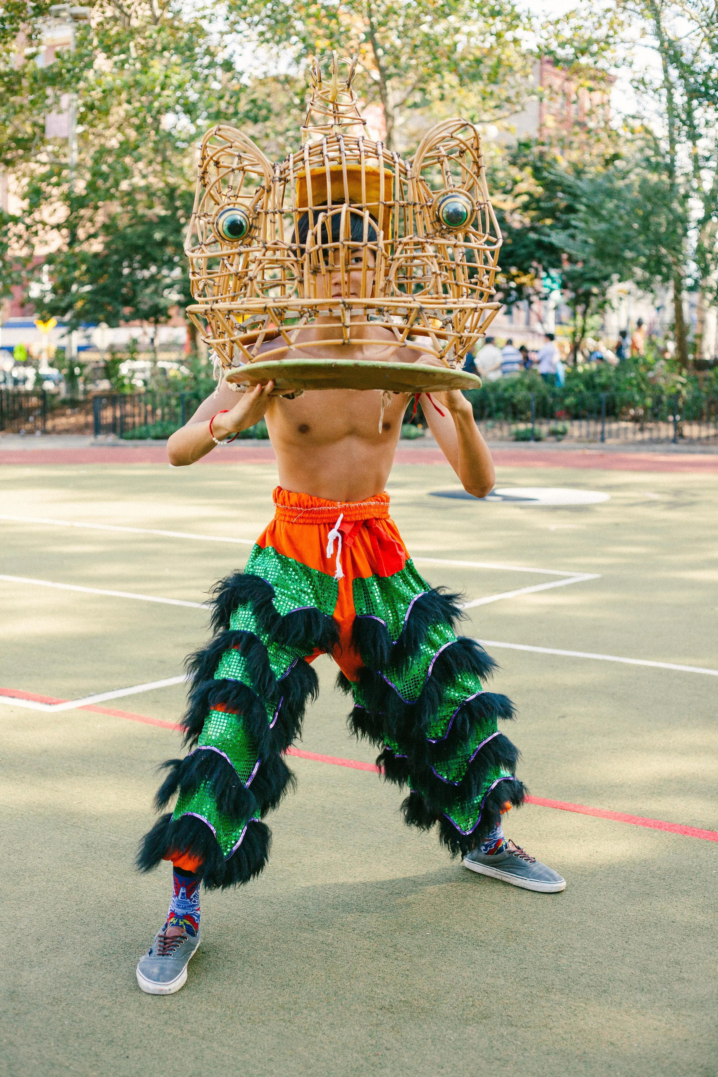 Eliza McNitt photographed by James Huang in Chinatown, New York, 2015