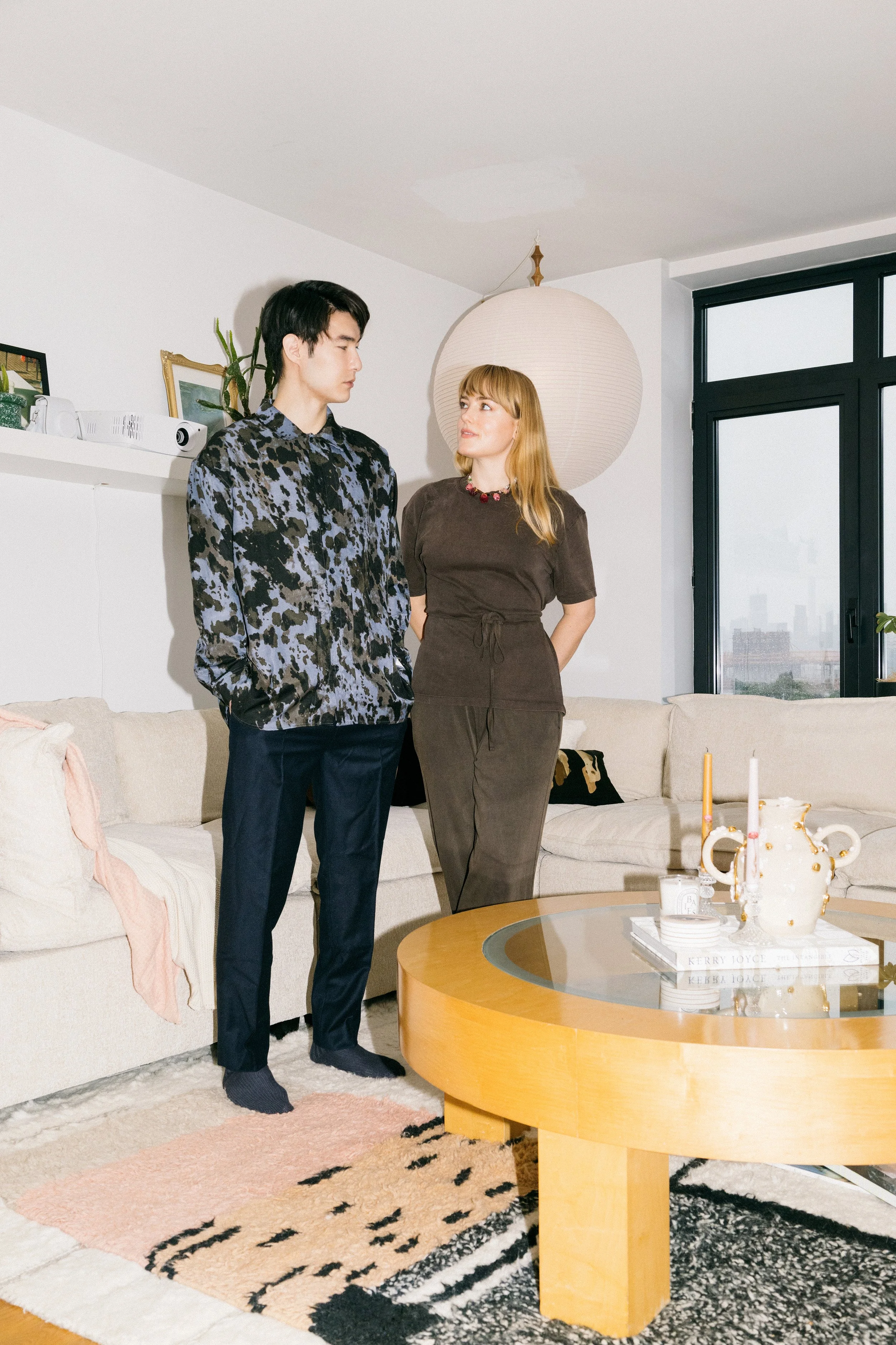 Actors Eric Yang and Charlie Gillette - Environmental Lifestyle Portraits  
Photographed by James Huang