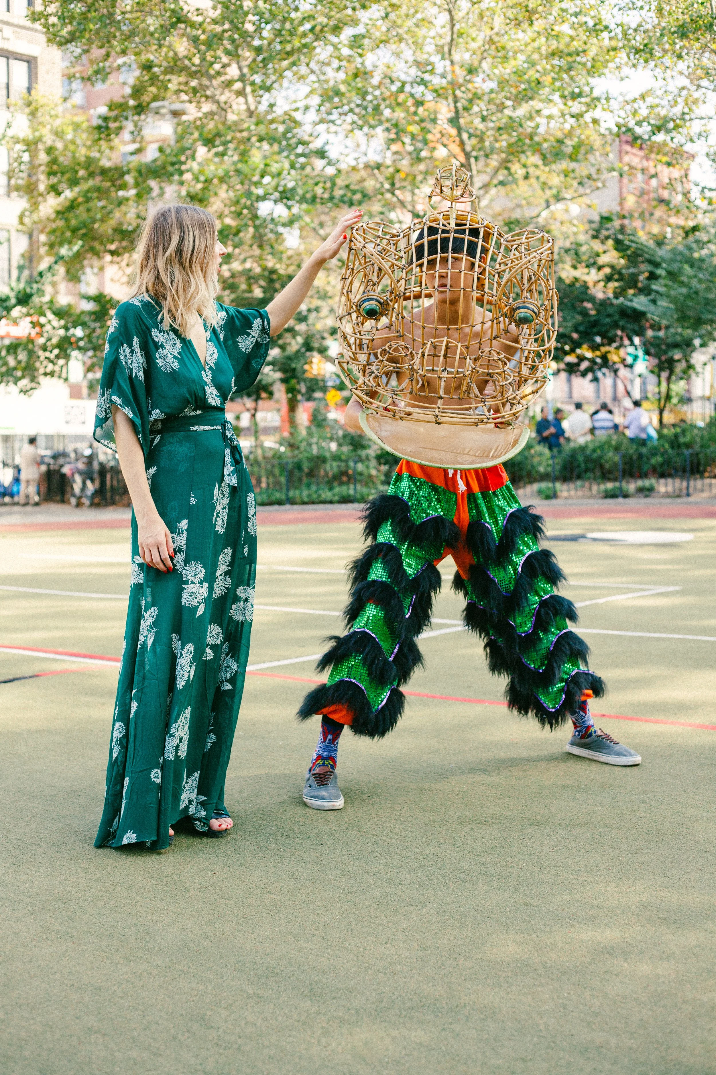Eliza McNitt photographed by James Huang in Chinatown, New York, 2015