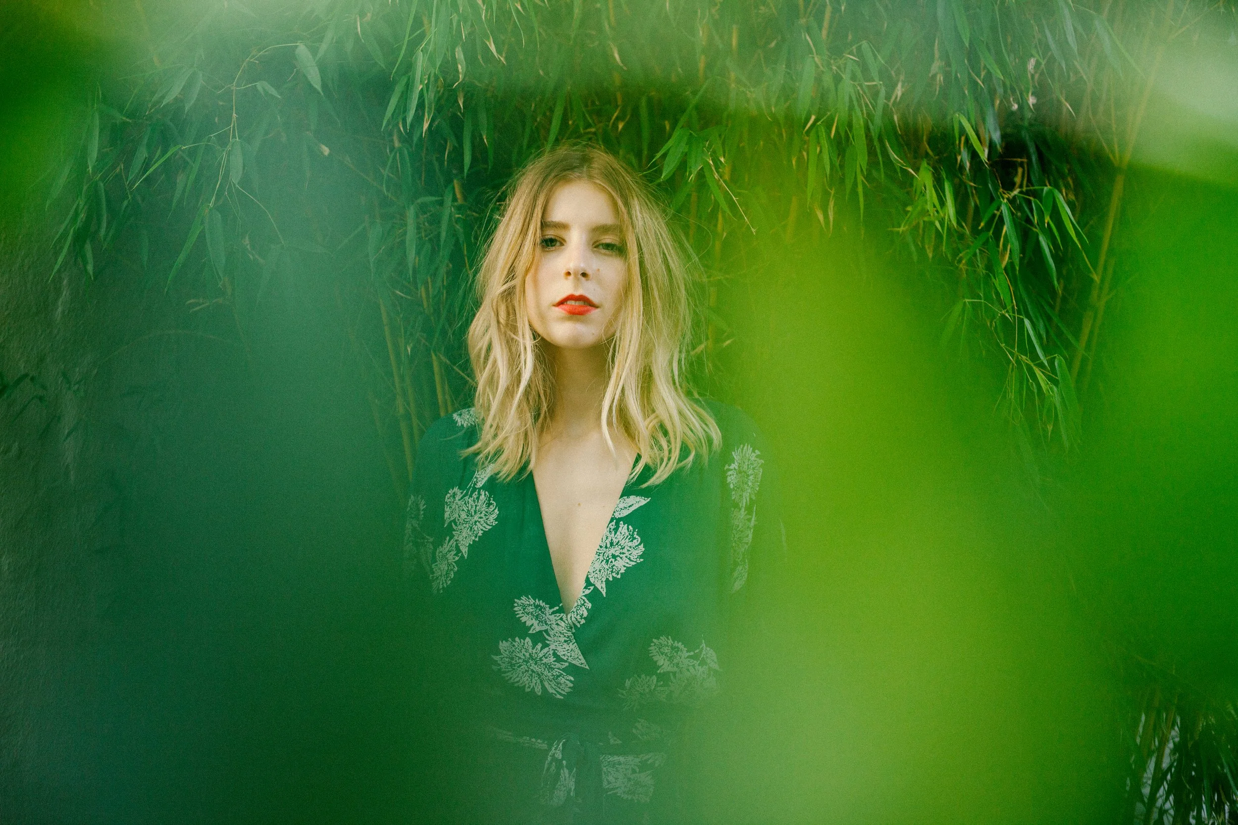 Eliza McNitt photographed by James Huang in Alphabet City, New York, 2015