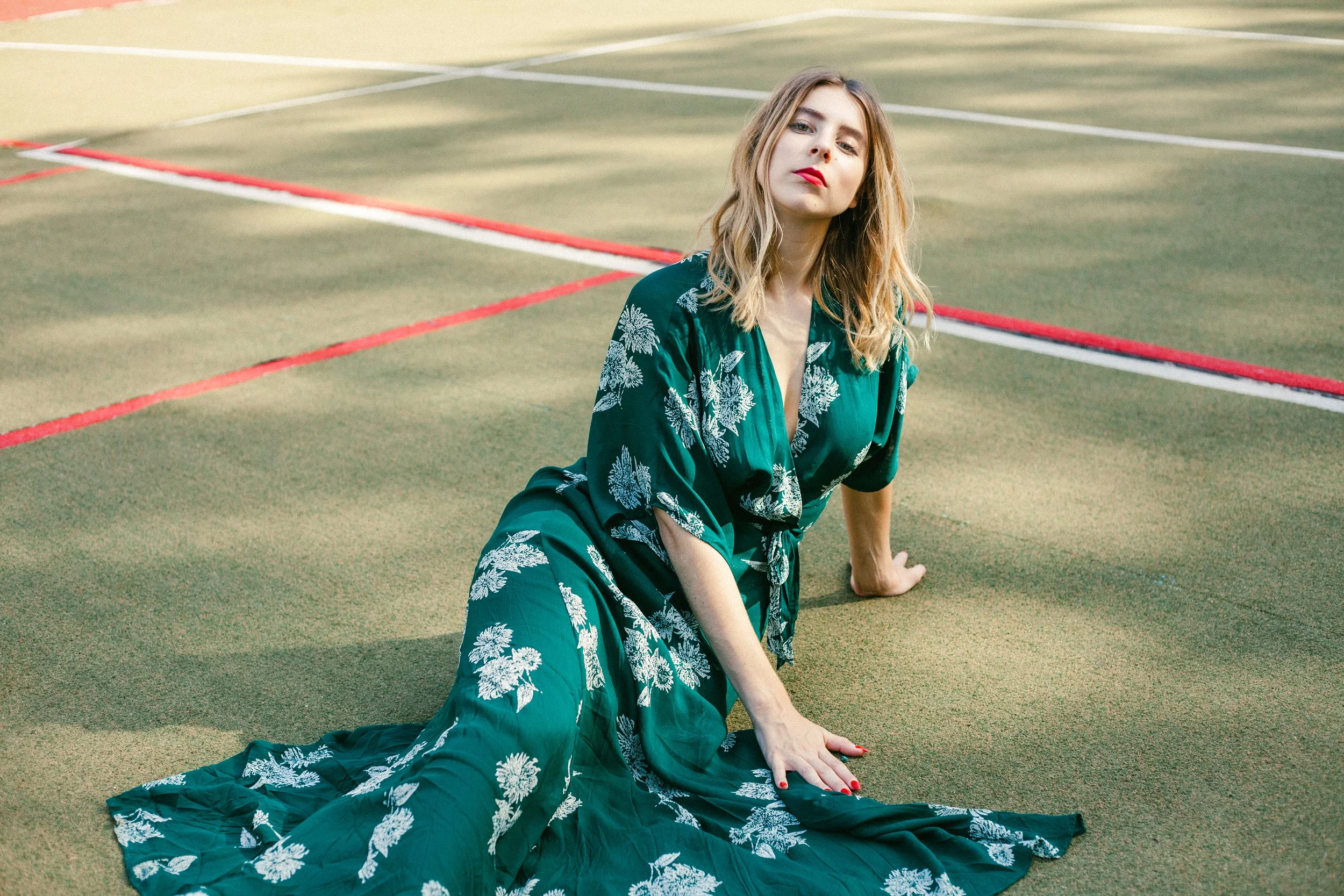 Eliza McNitt photographed by James Huang in Chinatown, New York, 2015