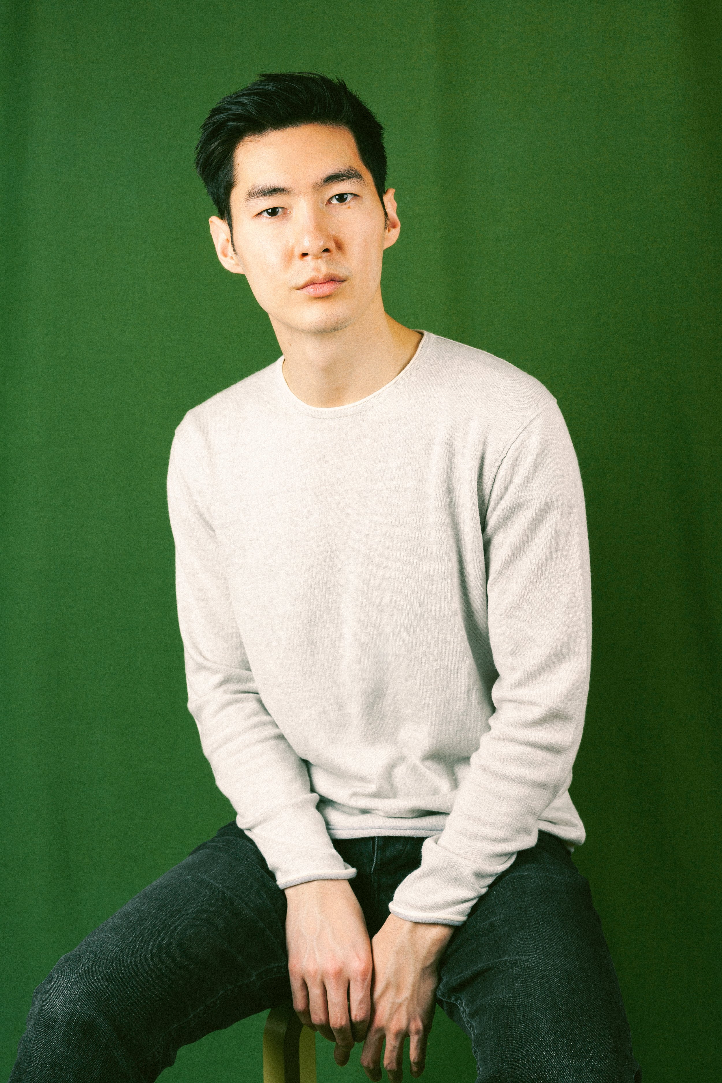 Eric Yang in the studio, 2020 
Photographed by James Huang