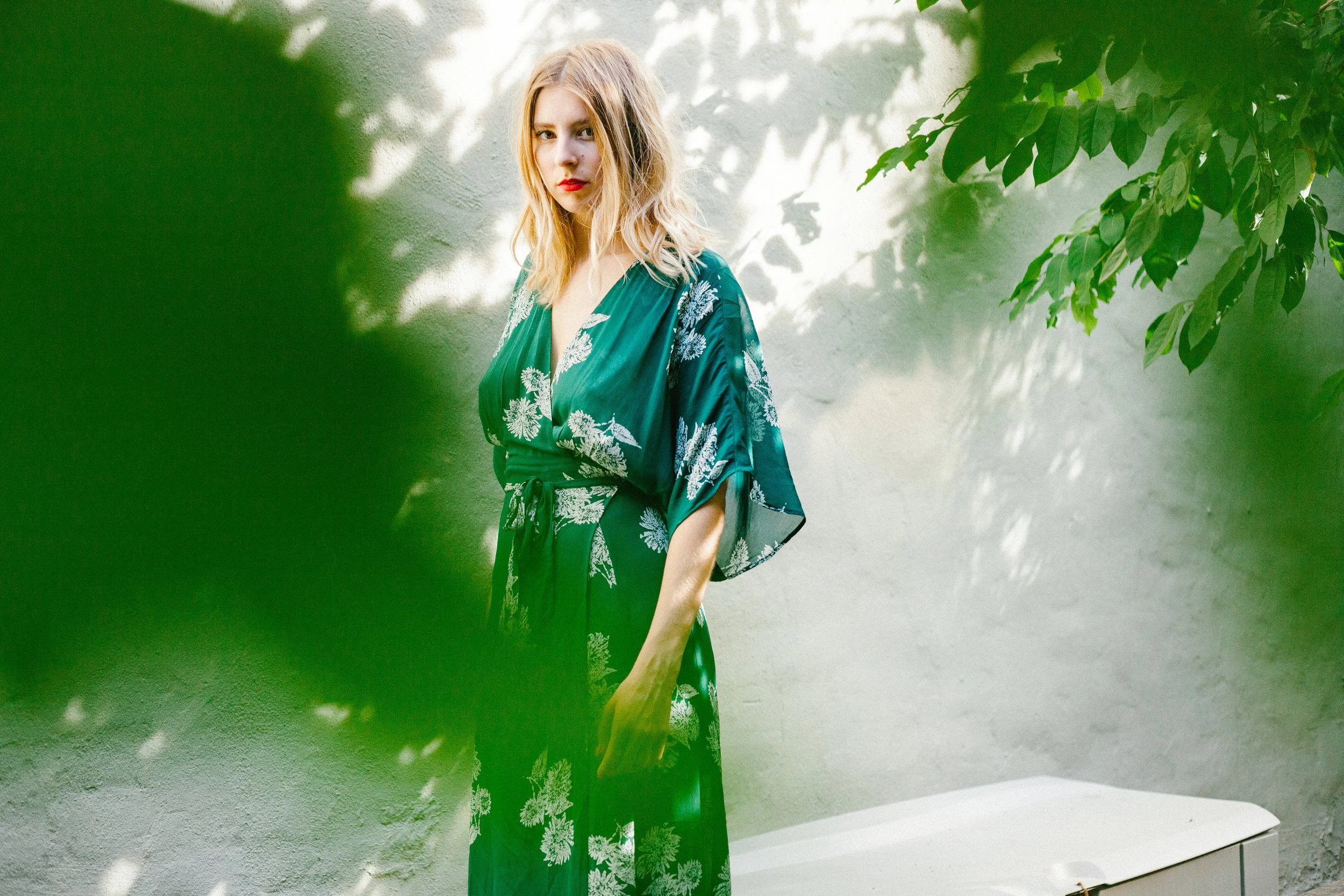 Eliza McNitt photographed by James Huang in Alphabet City, New York, 2015