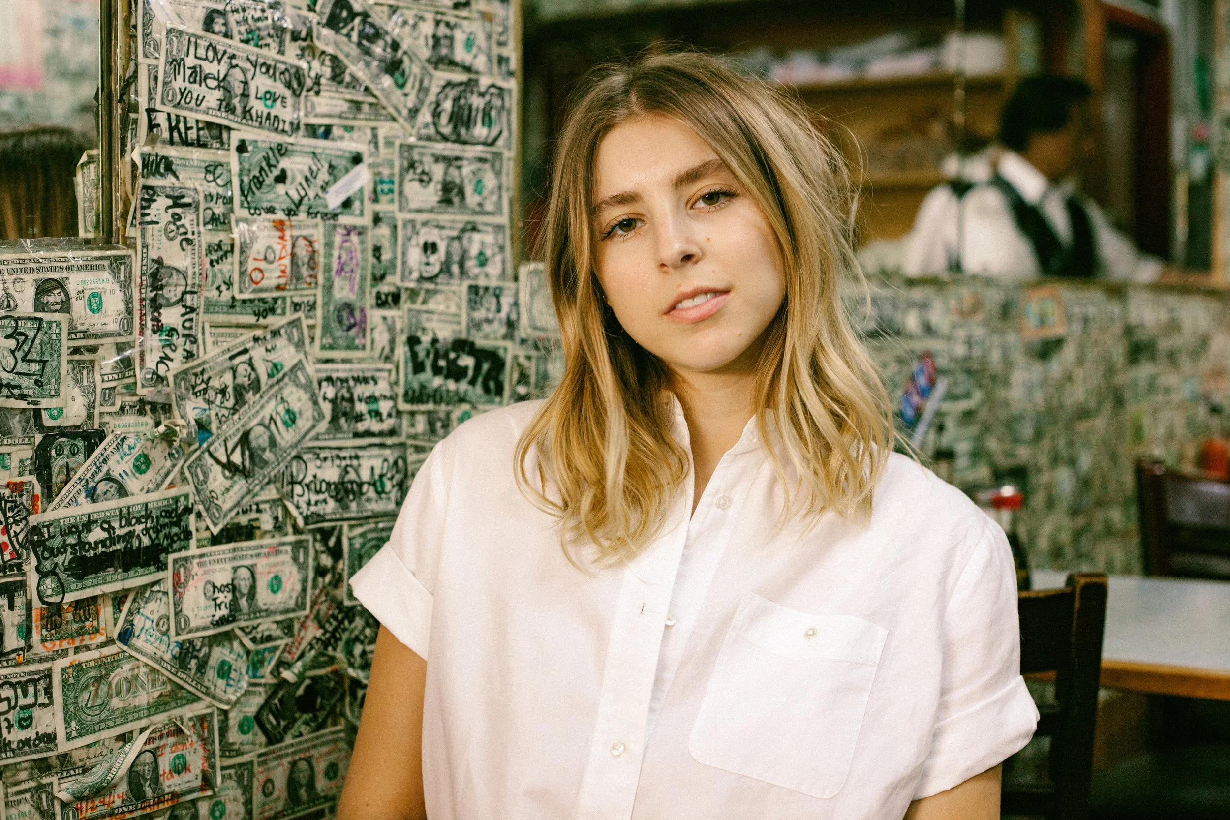 Eliza McNitt photographed by James Huang in Chinatown, New York, 2015