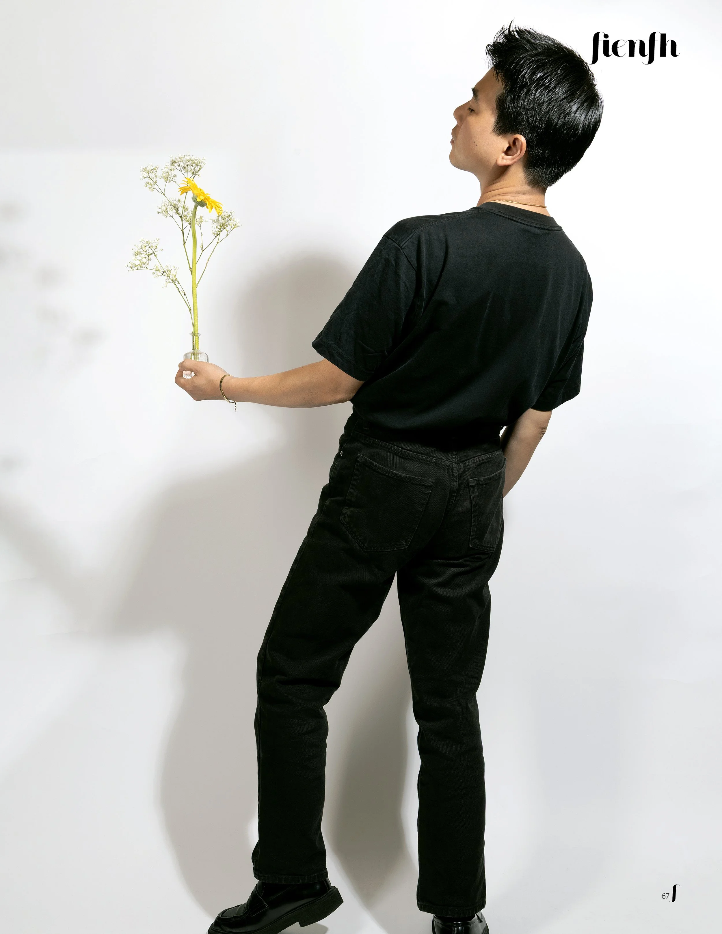 Fienfh Magazine - January 2026, Visual Art Issue  "James Huang in the Studio, 2025"