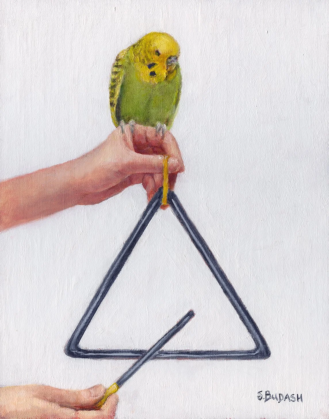 A Percussion Master, 12x16, Oil