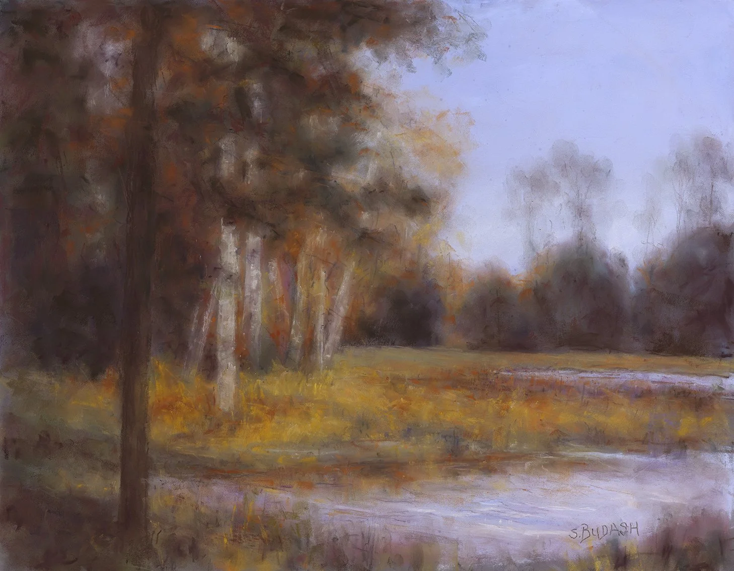 Nesting Aviary, 14x18, Pastel