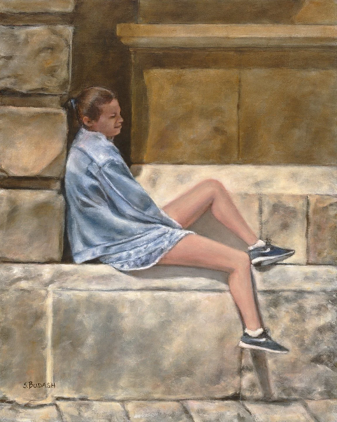 Riposo (To Recline), 20x16, Oil