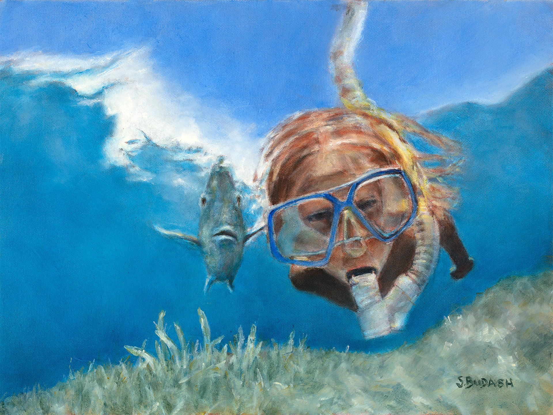 Come Swim With Me, 16x12