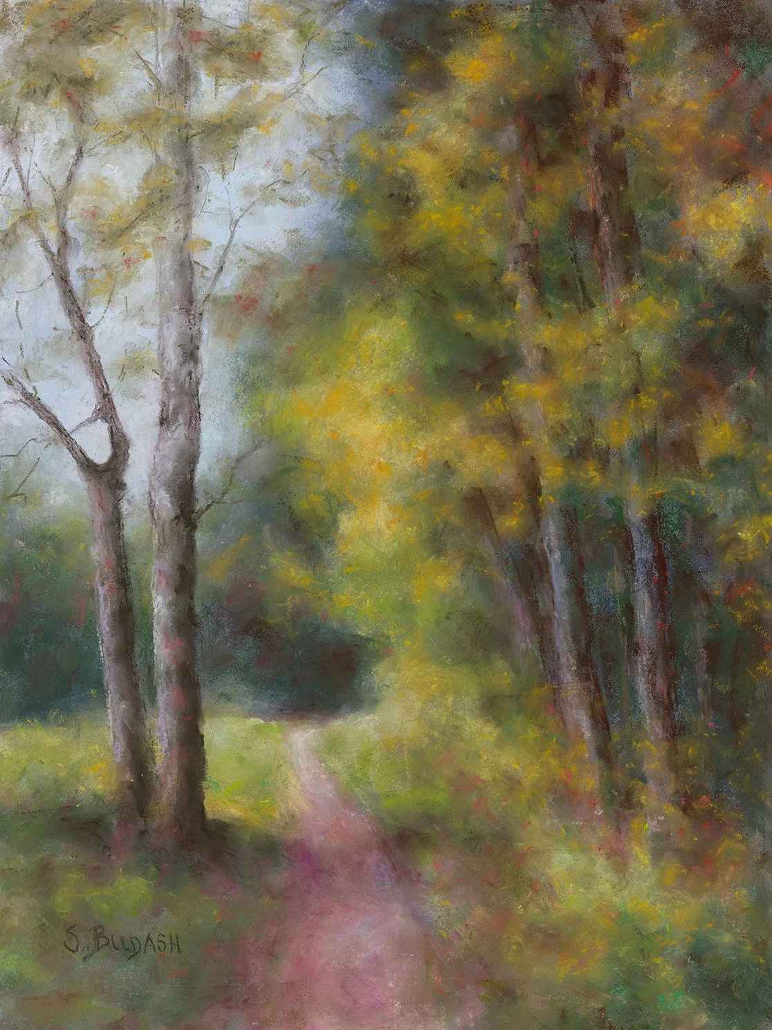 The Escarpment Trail, Pastel, 12x16