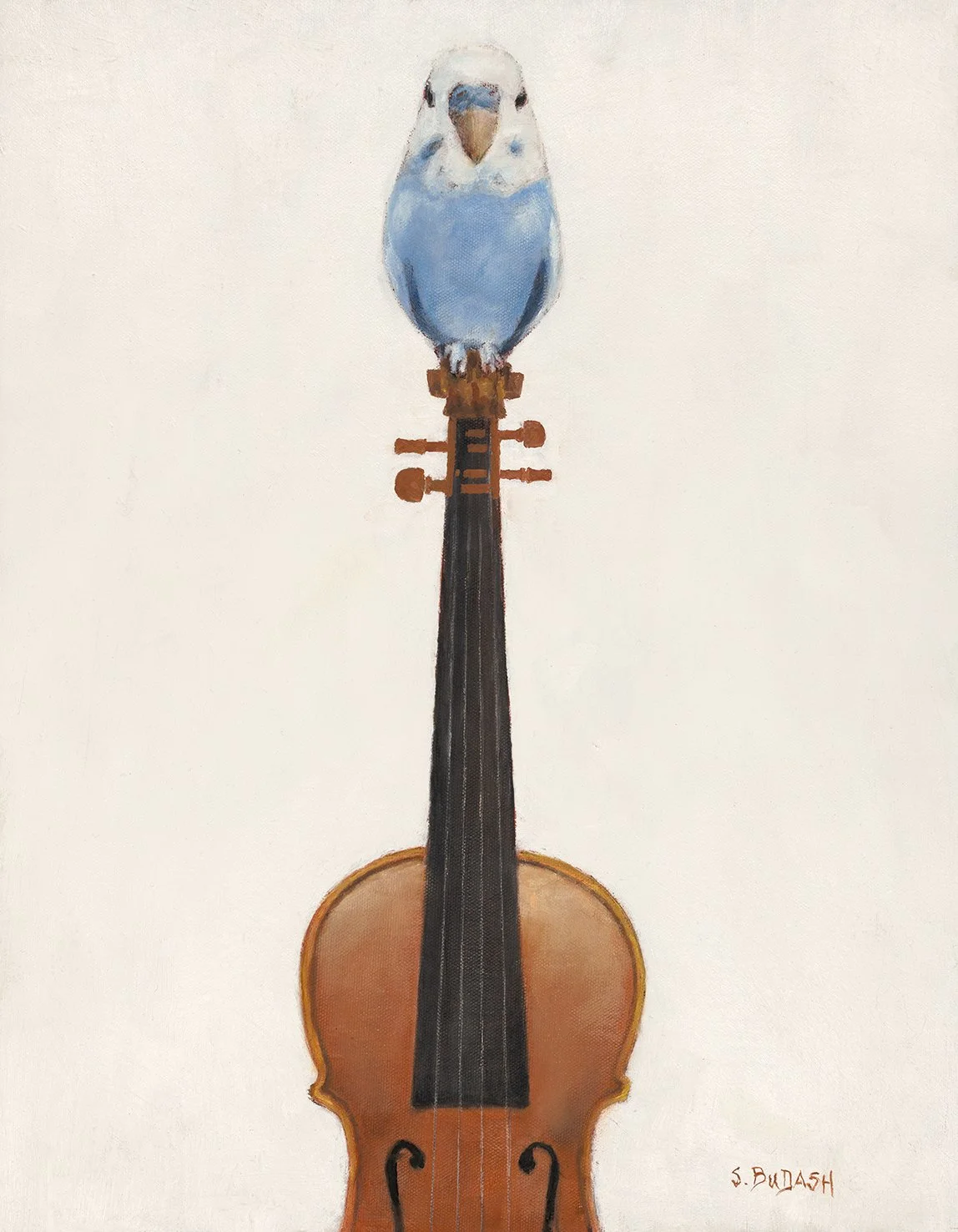 Fluttering-Strings, 14x18, Oil