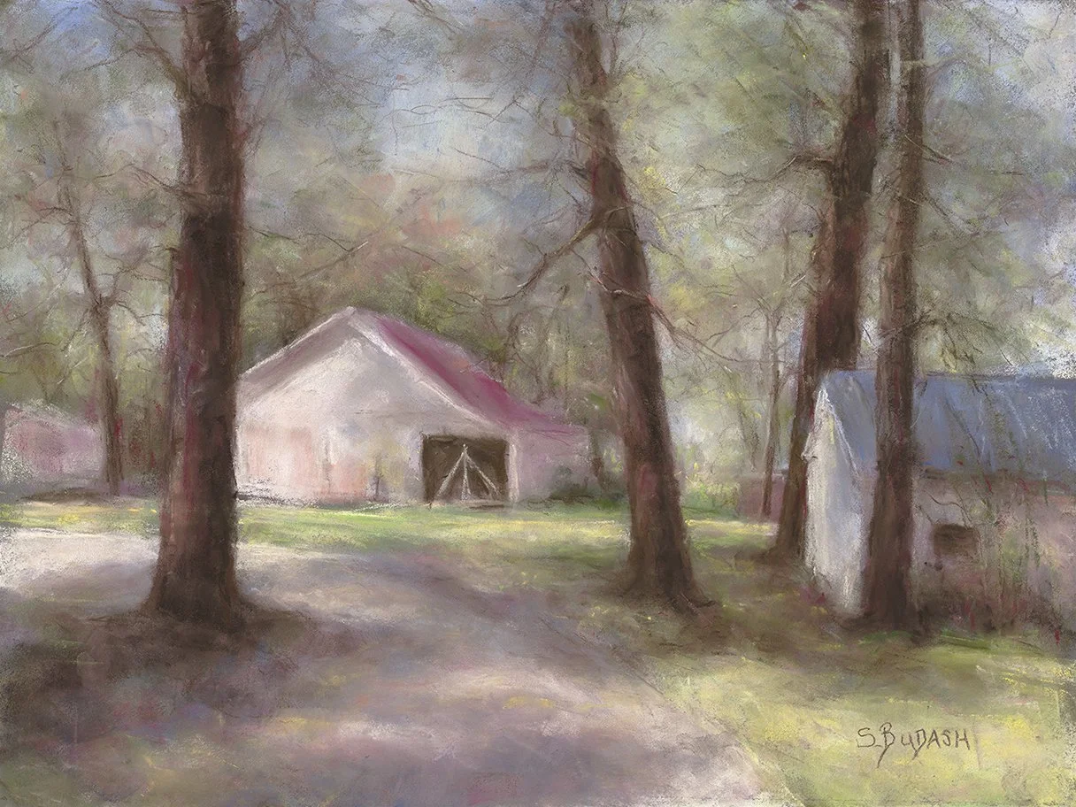 Middle Valley Road, 11x14, Pastel