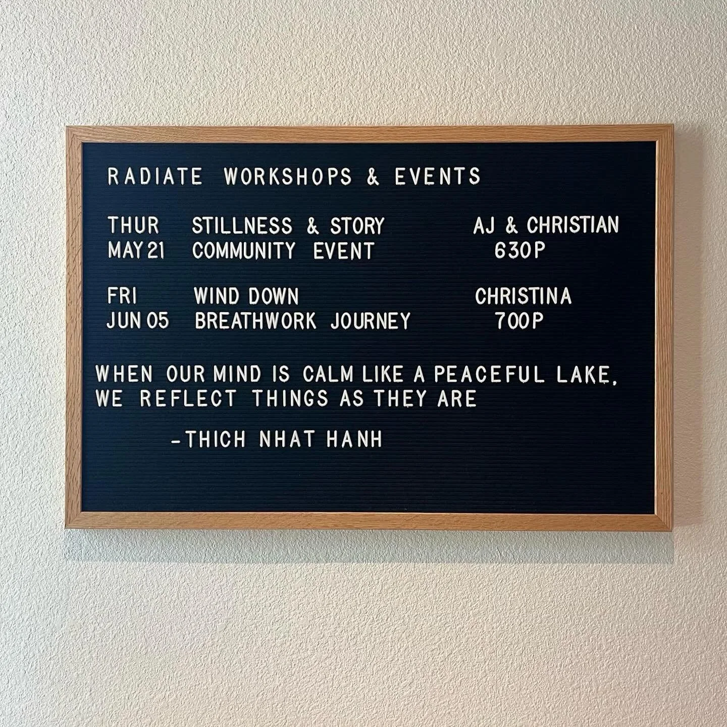 When our mind is calm like a peaceful lake, we reflect things as they are. @thichnhathanh