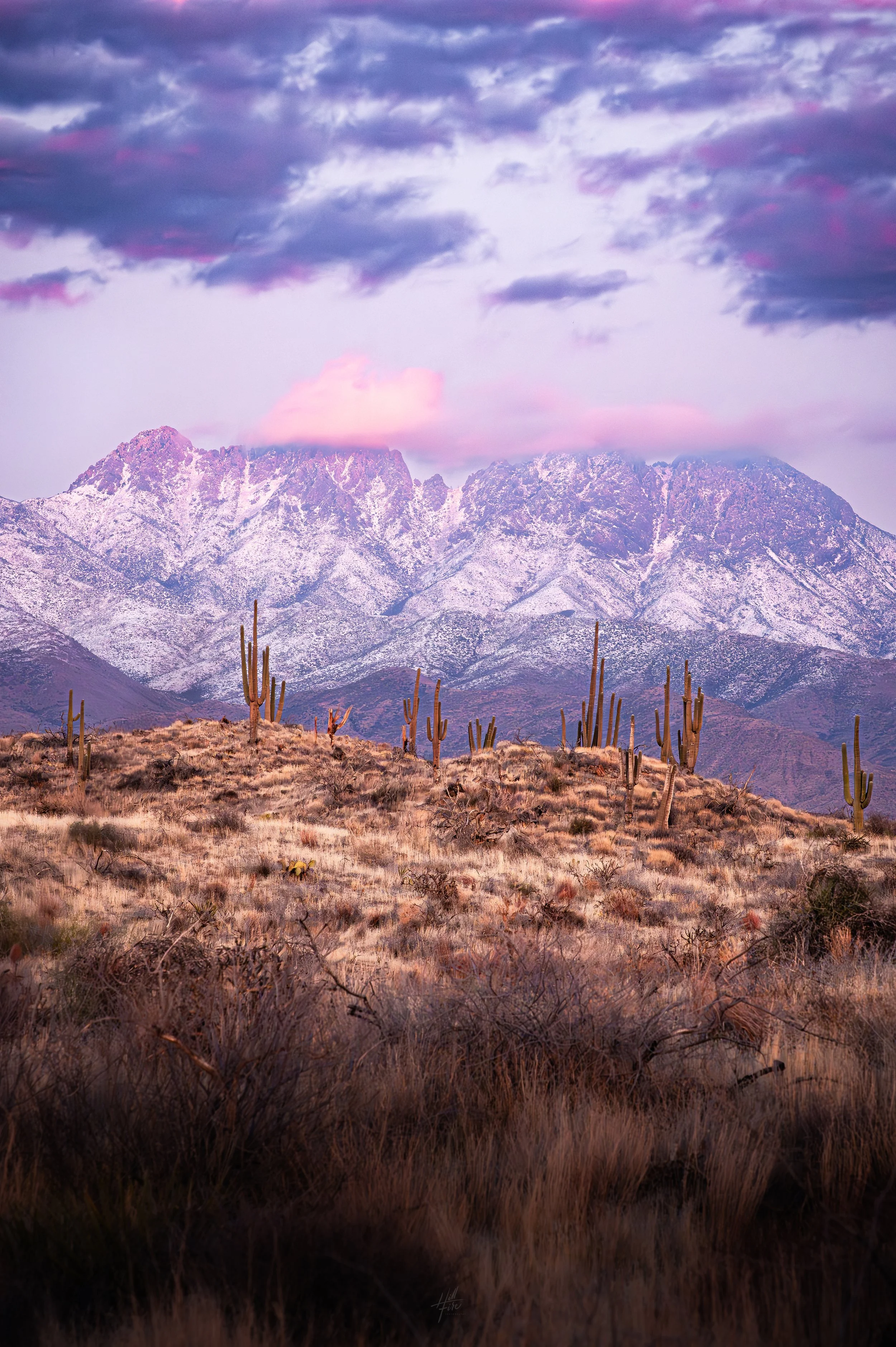 Four Peaks Winter Blue Hour
