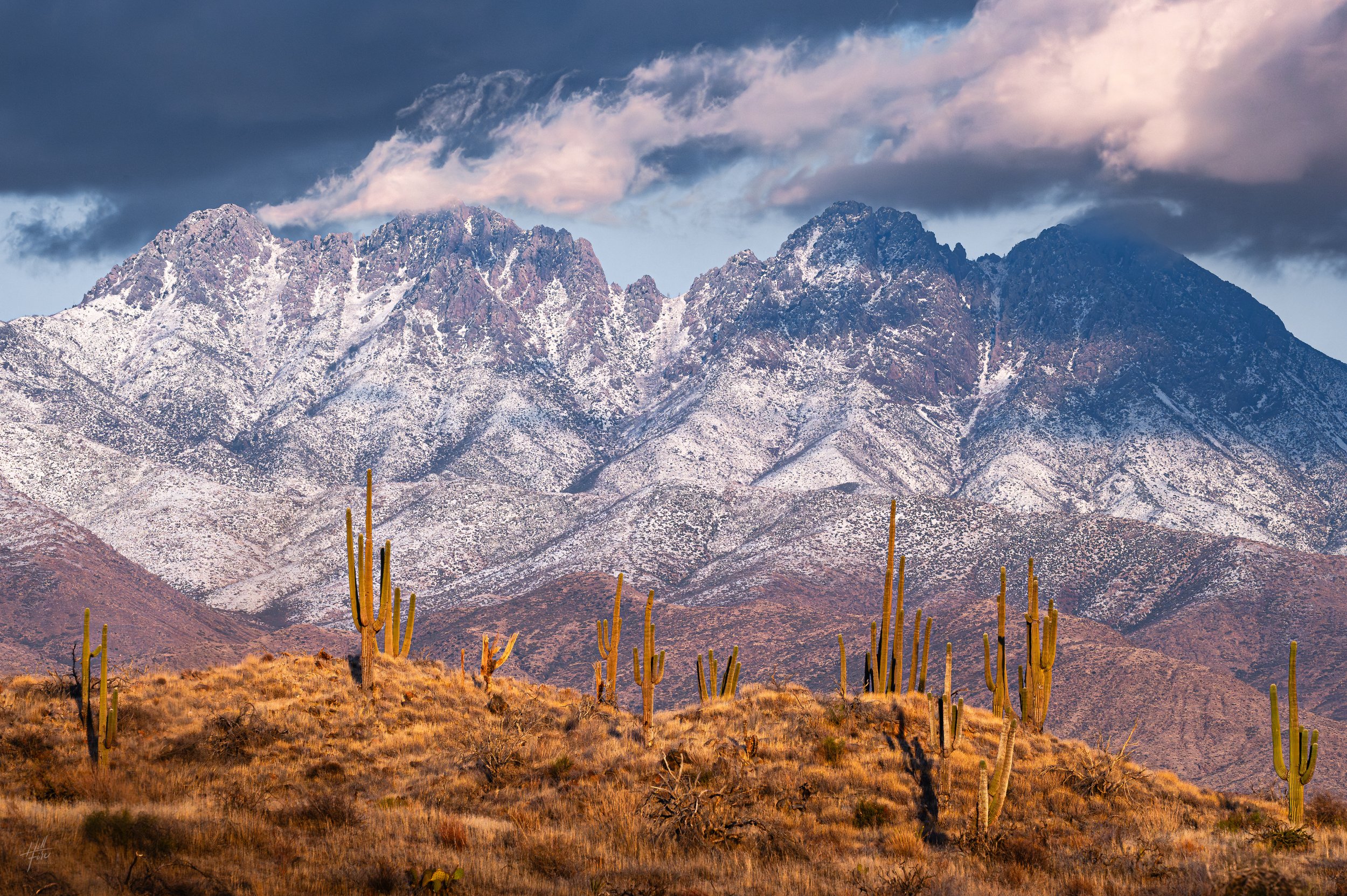 Four Peaks Winter Golden Hour