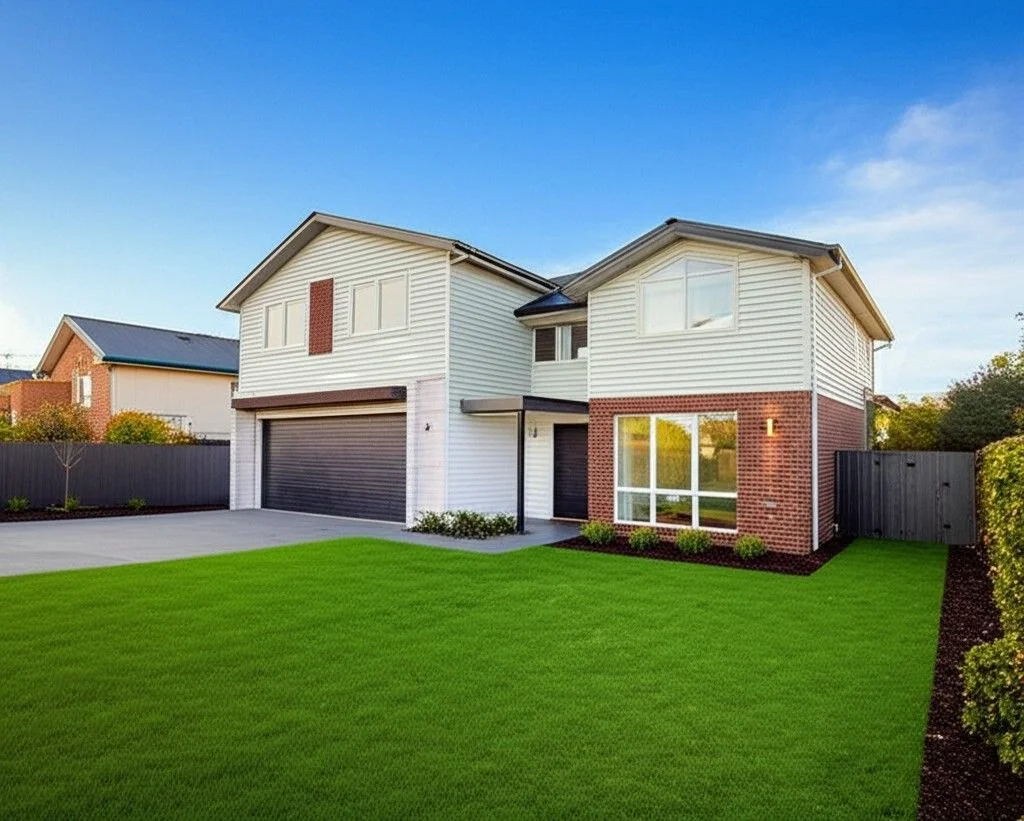 Modern residential home in Christchurch New Zealand