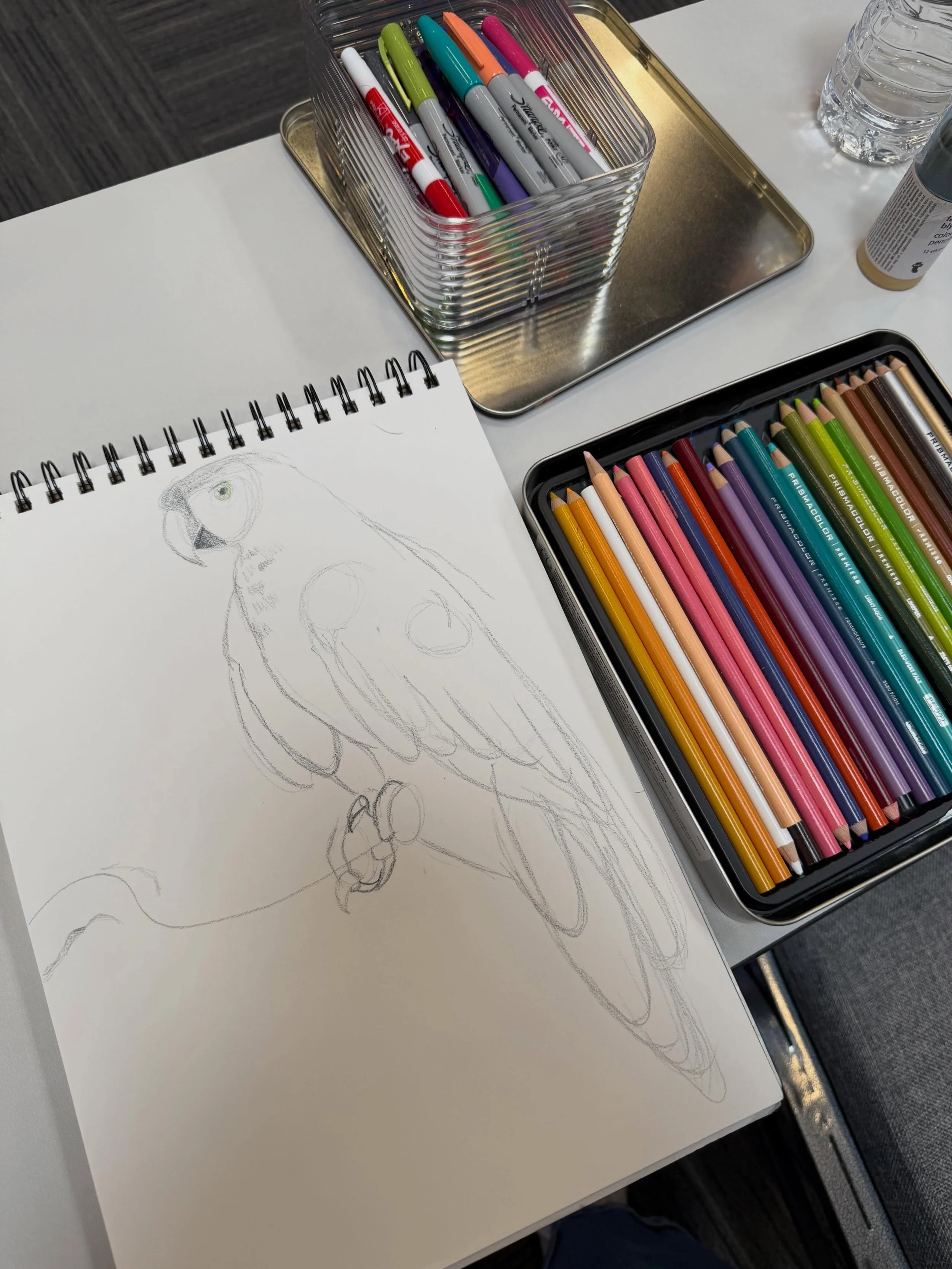 Something clicked in my mind yesterday...

I had the pleasure of coaching a young artist, and in the middle of our lesson, I was reminded of something incredibly important about creativity, that I&rsquo;ll get to in a second. 

We decided to draw a p
