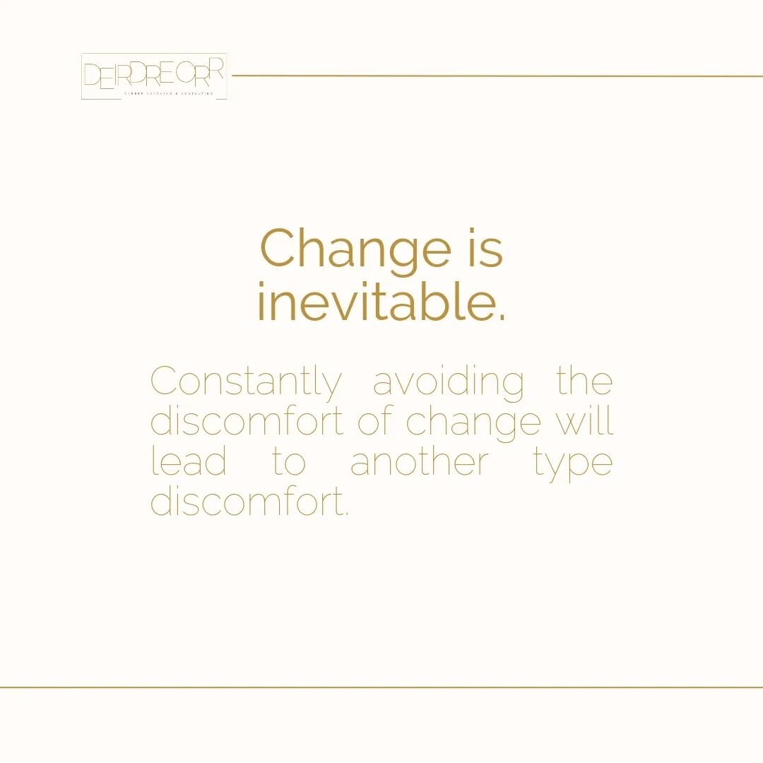 Accept that discomfort is a necessary component of the game. 

Whether you opt for change or stay the same, you will inevitably encounter discomfort, resistance, and anxiety throughout your life.

Time to stand up!

#change #selfreflection #deirdreor