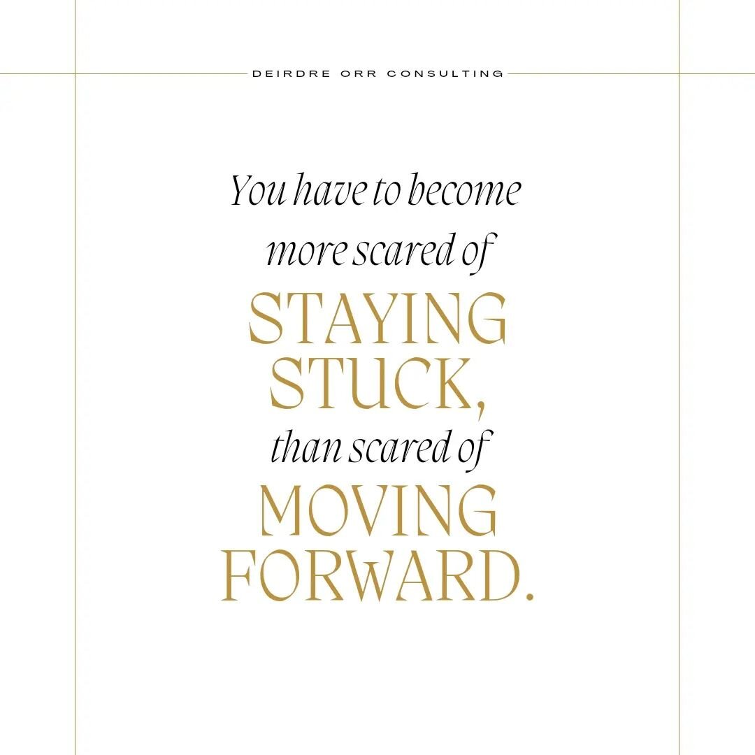 It's scarier to stay where we are than to take a leap of faith.

We all experience fear at some point in our lives, and that's totally normal!

However, it's important to recognize when fear is holding us back from reaching our full potential. 

Thin