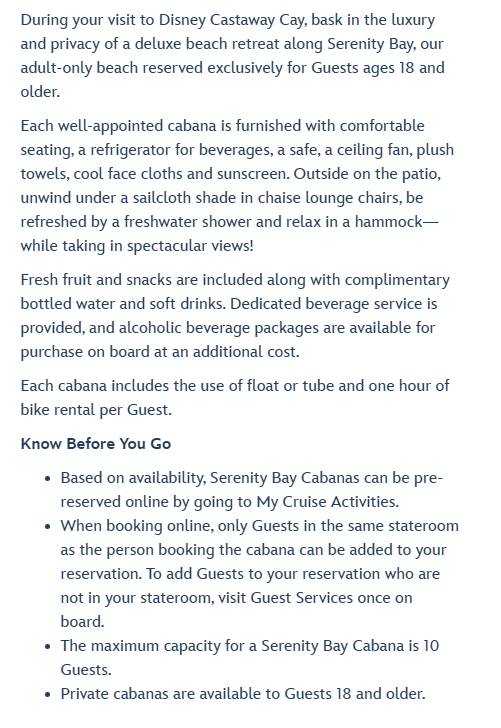 Serenity Bay Cabana Information.PNG