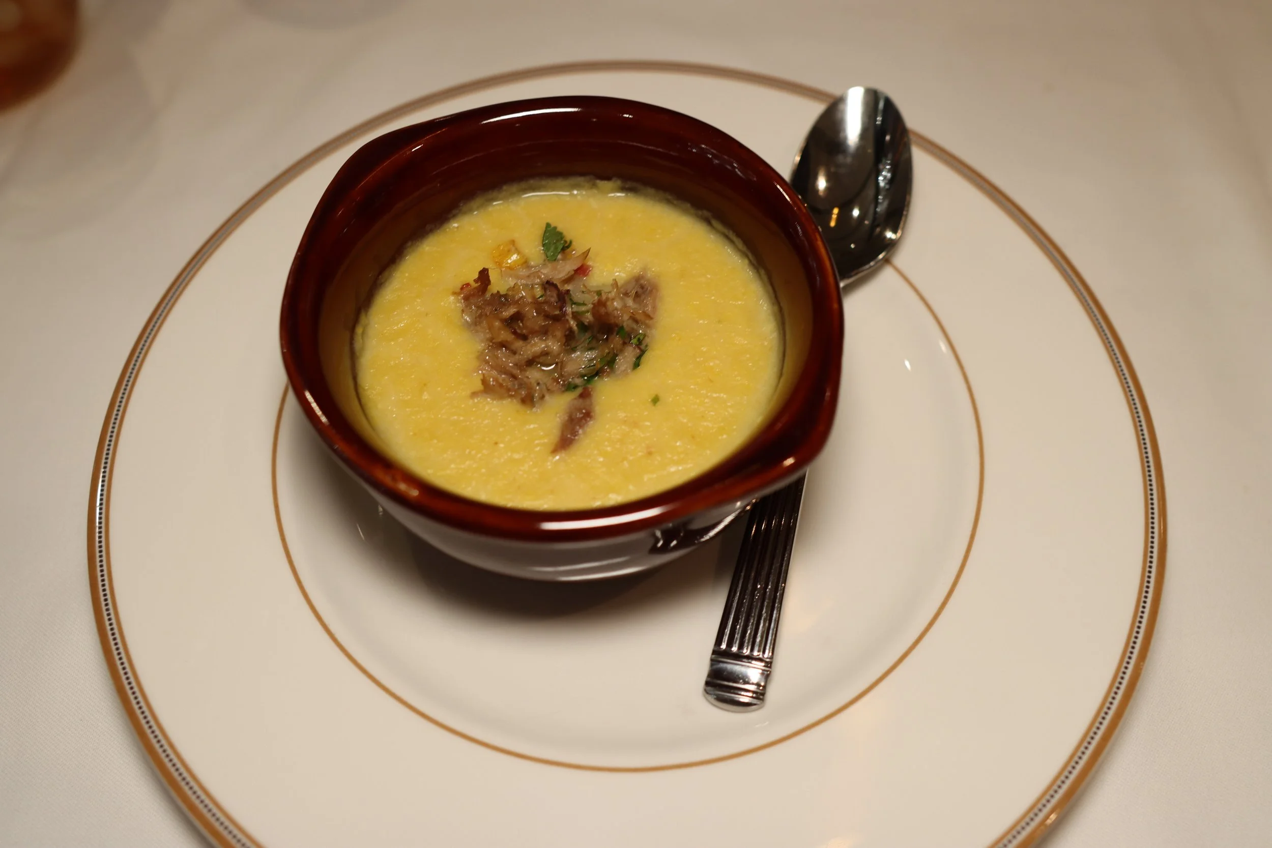 2025-03-08-Treasure-1923-Pulled-Guinea-Hen-Corn-Chowder.JPG
