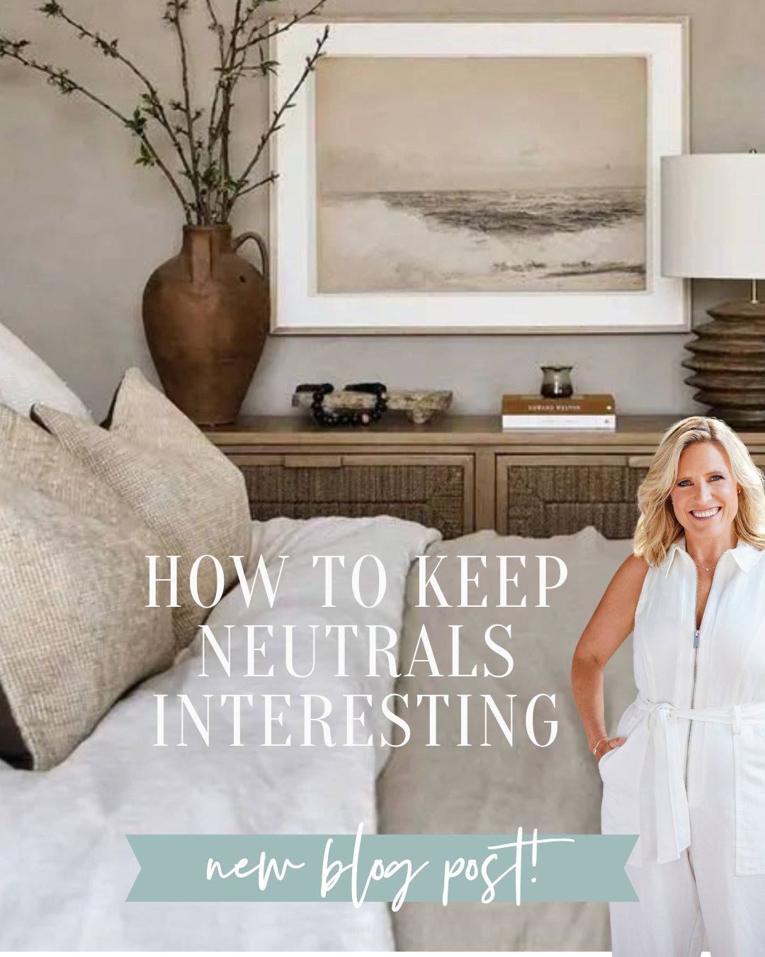 There&rsquo;s an art to using neutrals. Getting it right means a really layered, lovely, relaxing space. Get my tips at the link in my bio! 🤎🤍🤎⁠
⁠
#interiorstyling #decorating #interiordesignideas #colour #color #linkinbio⁠