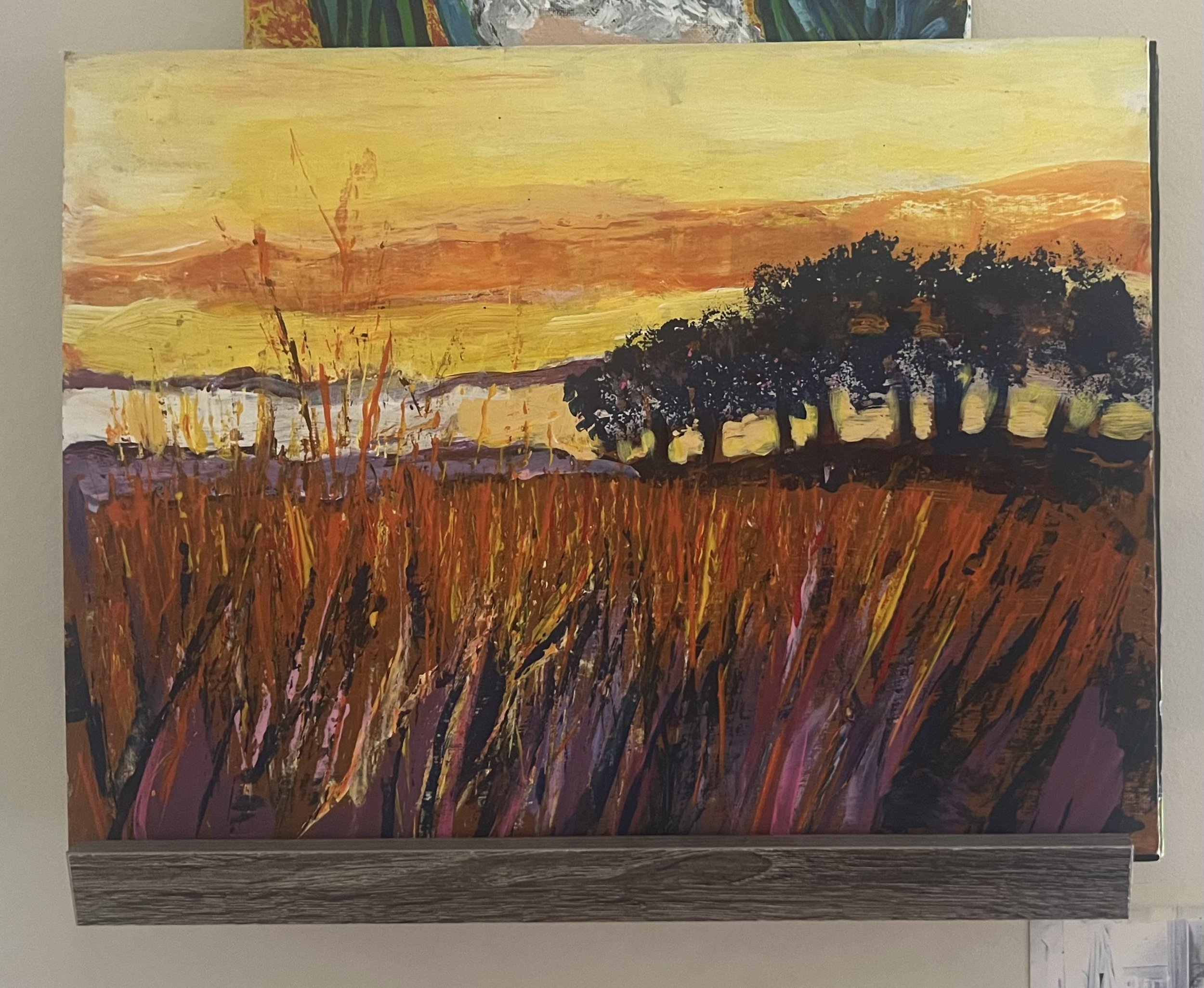 Landscape Acrylic on Board. 8 x 10 $200. Kate Douglas