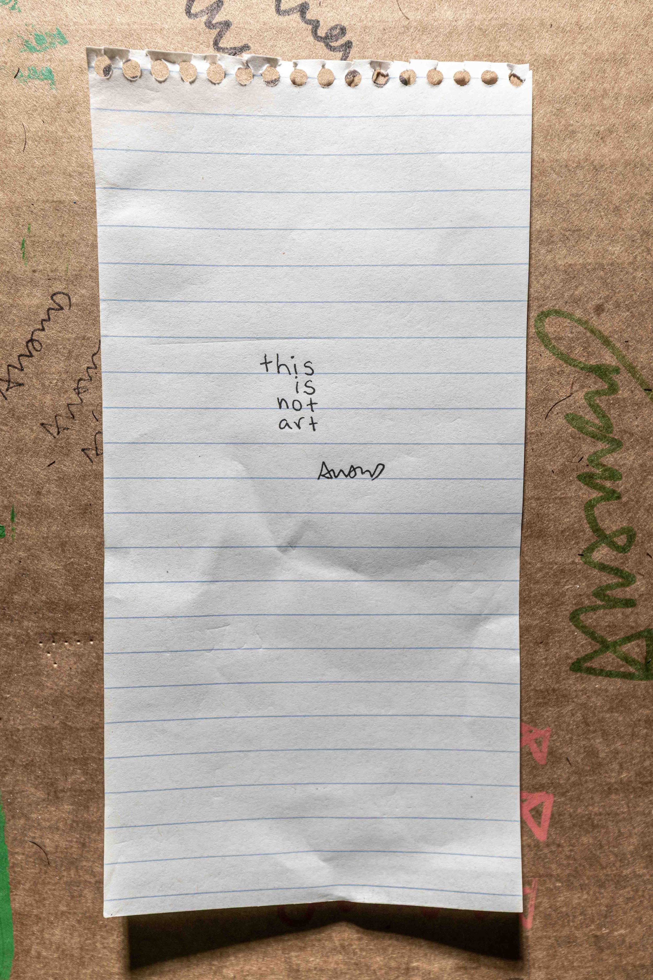 [not art], series a