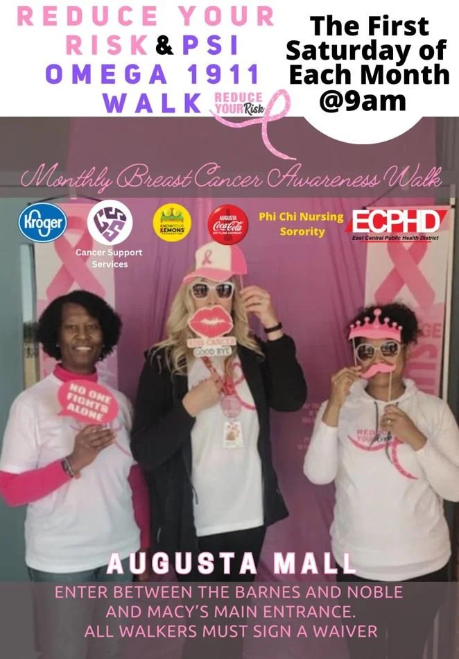 “Reduce Your Risk” Monthly Breast Cancer Awareness Walk