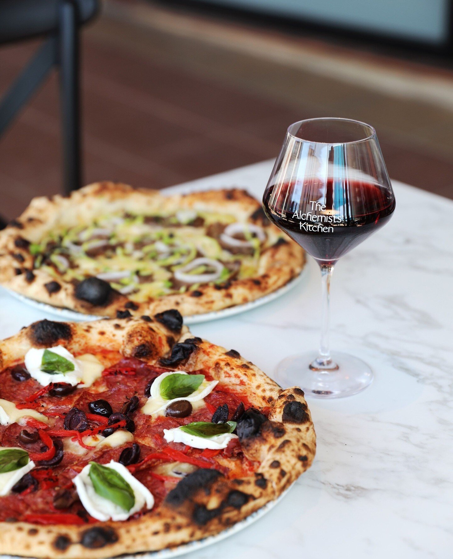 A mid-week restaurant meal never goes astray - especially when it involves wood fired pizza and a nice drop of red. 🍷⁠
⁠
Dine in with us or order online if you'd prefer, Wednesday through Sunday. ⁠
⁠
#AlchemistsKitchen