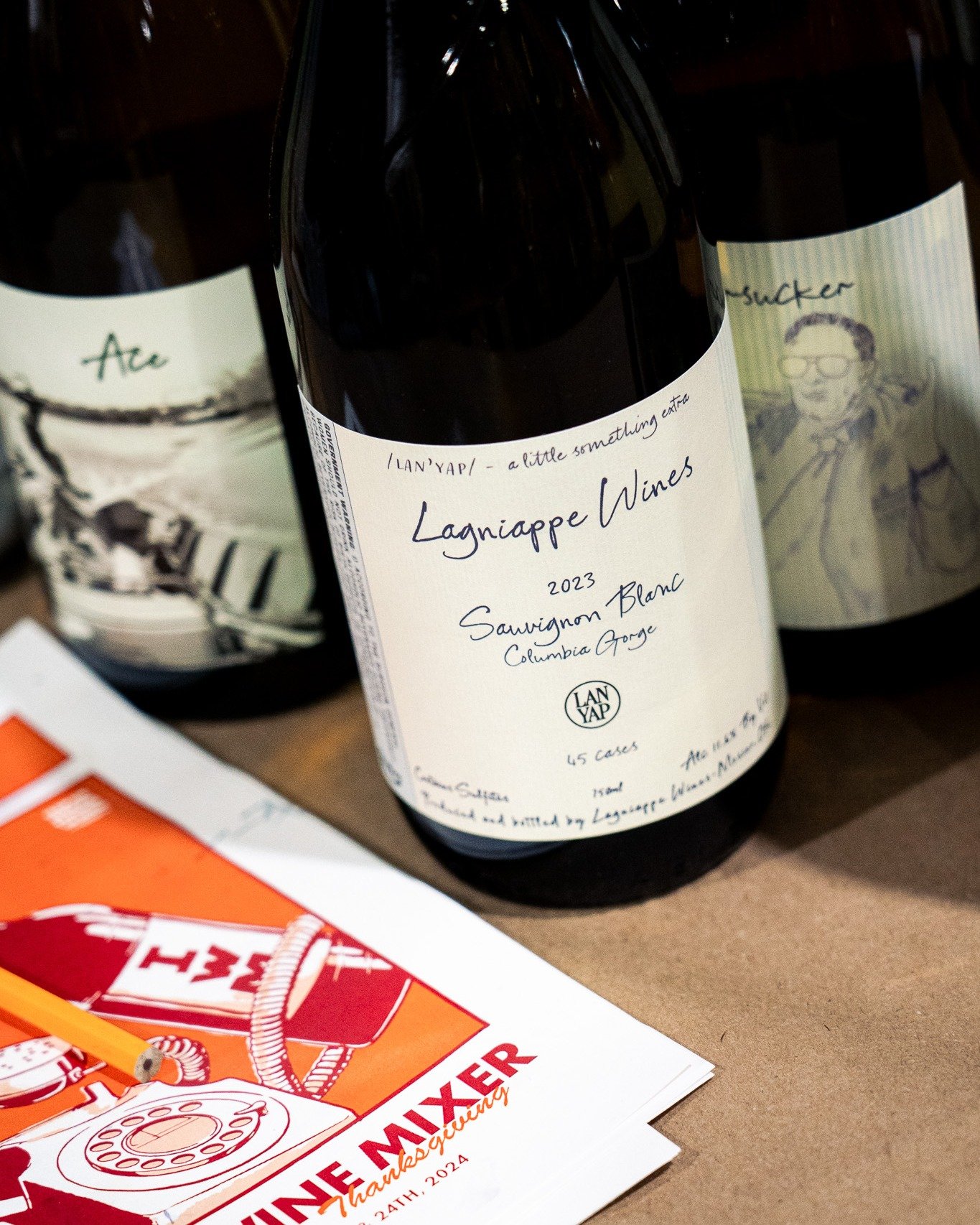 A little something extra 💫 @lagniappe_wines giving you that lagniappe (look it up&mdash;it's a good thing), @les.chevaux.ivres channeling French rebellion (yes, it means "drunken horses"), and @throughlinewines connecting the dots between 