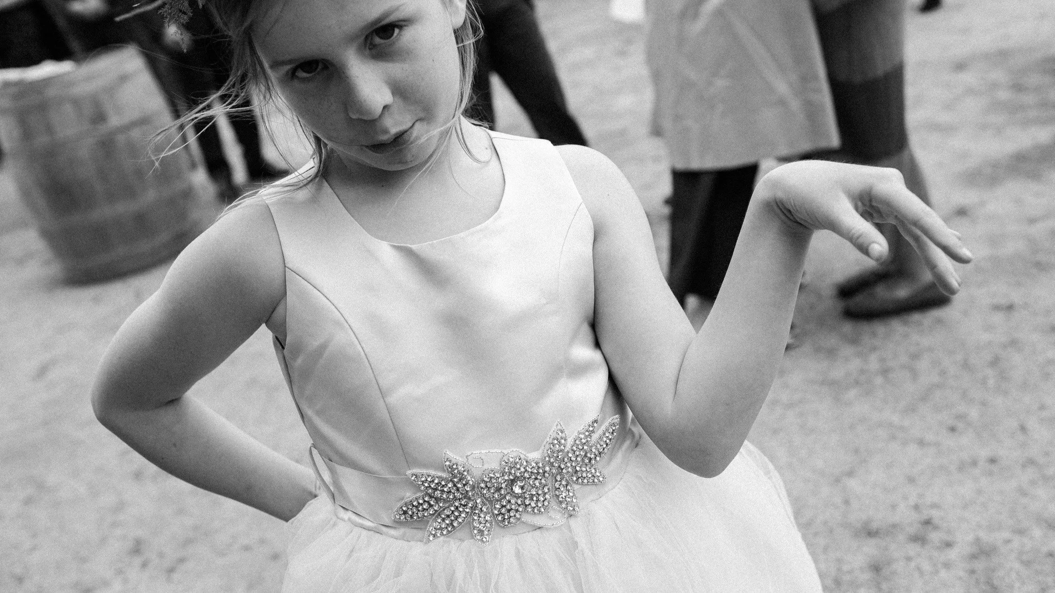 Someone came to steal the show ❤️ Pure, unscripted wedding magic.