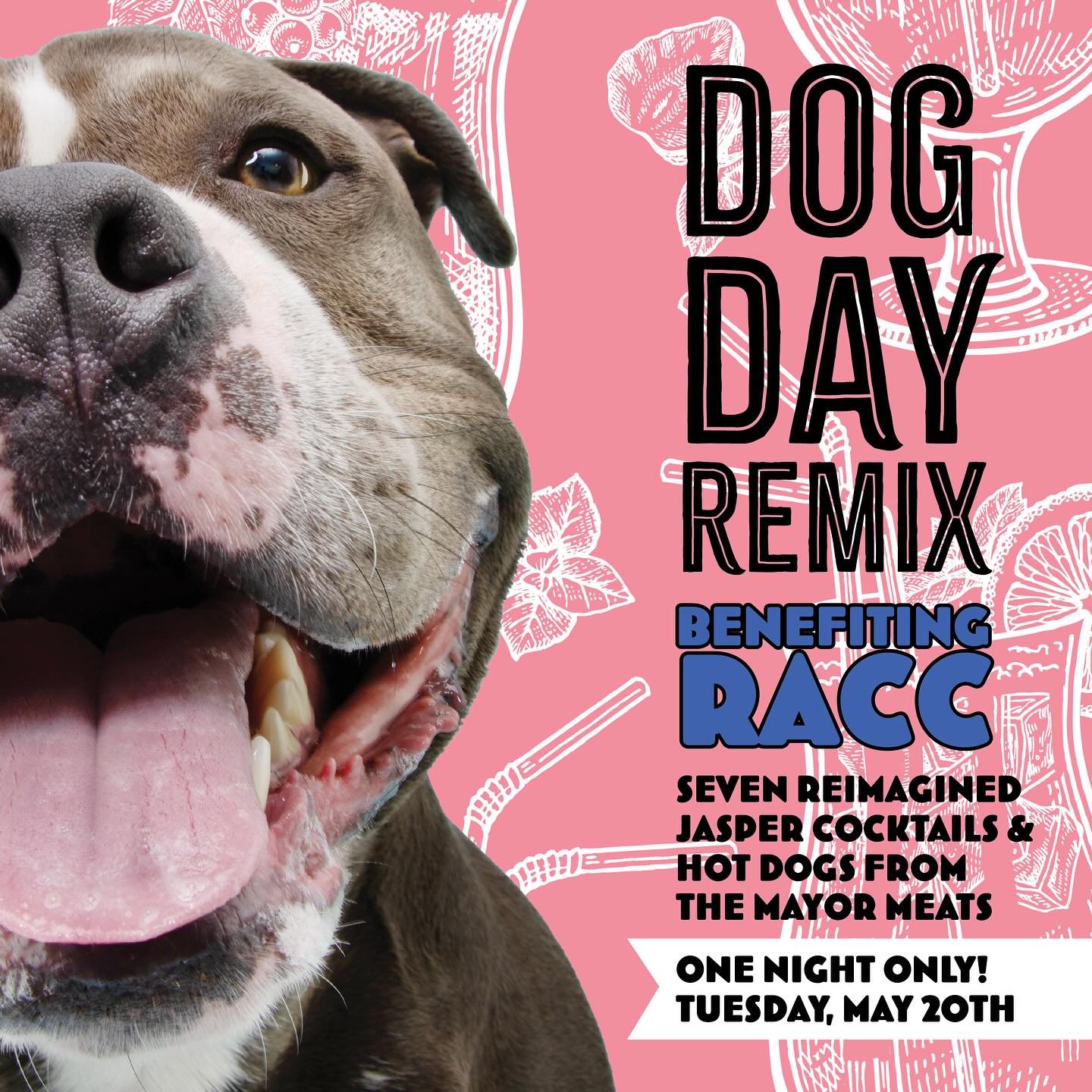 We&rsquo;ve got another fun event coming at you this week! This Tuesday, in celebration of National Rescue Dog Day, we will be showcasing 7 new drinks based on the liquor builds from some of our existing menu cocktails! We will be serving up a small 