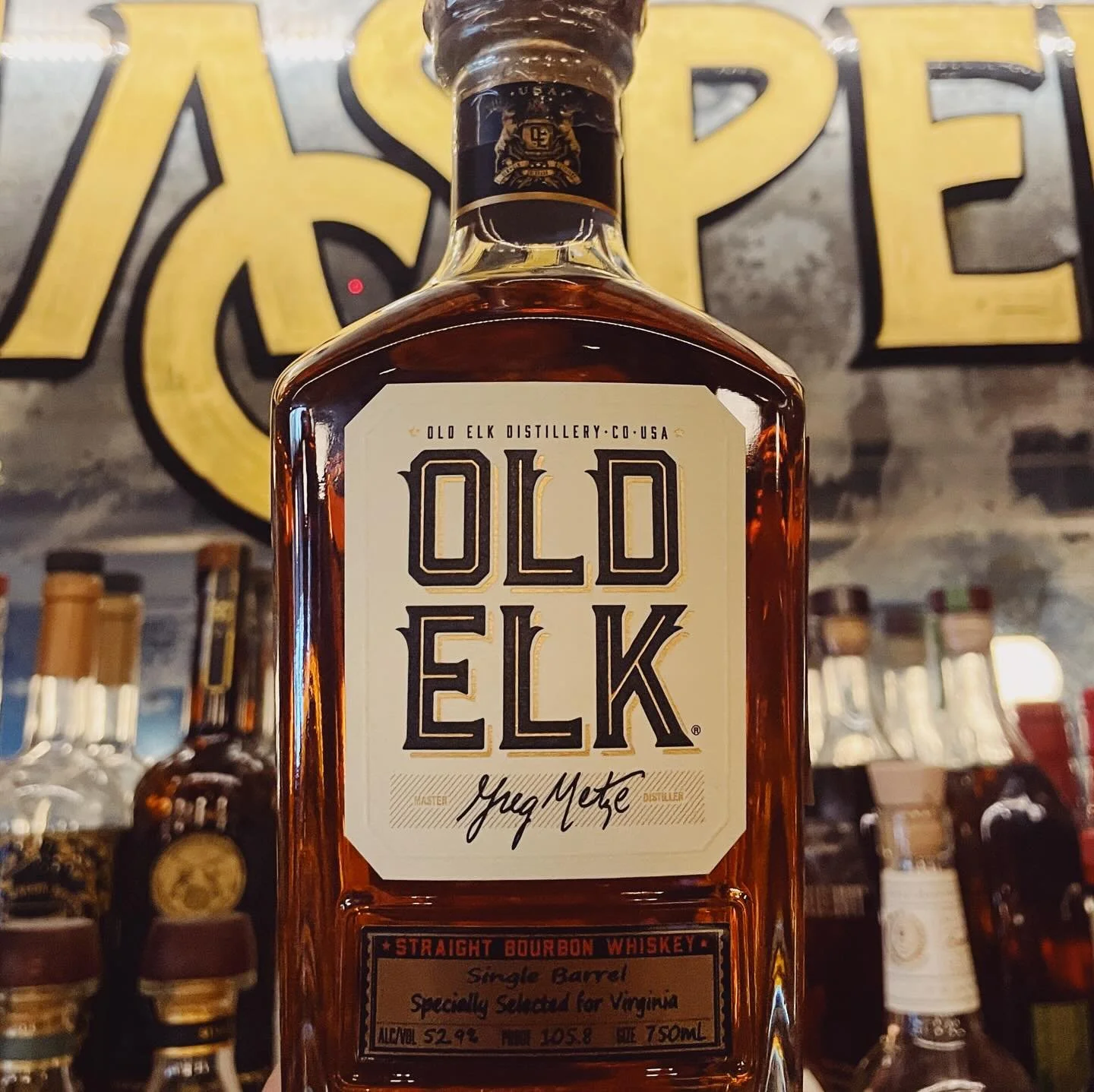 Old Elk Straight Bourbon Virginia Single Barrel
At this point we’ve talked about MGP (Midwest Grain Products) and their contributions to the world of rye, but that’s not all they make. This former Seagrams whiskey factory is so dialed in