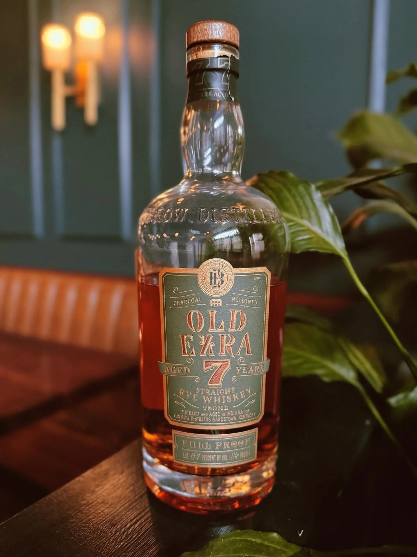 We&rsquo;ve got a fun one this week, a rye whiskey from Lux Row&rsquo;s Ezra Brooks, Old Ezra Full Proof 7 year Straight Rye Whiskey. Bottled at 114 proof, this rye drinks smoother than it should and it&rsquo;s pretty packed with flavor! We&rsquo;ve 